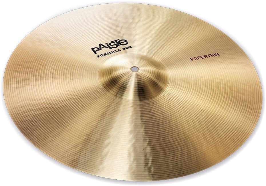 Paiste Formula 602 Paper Thin Crash Cymbal - 18-inch