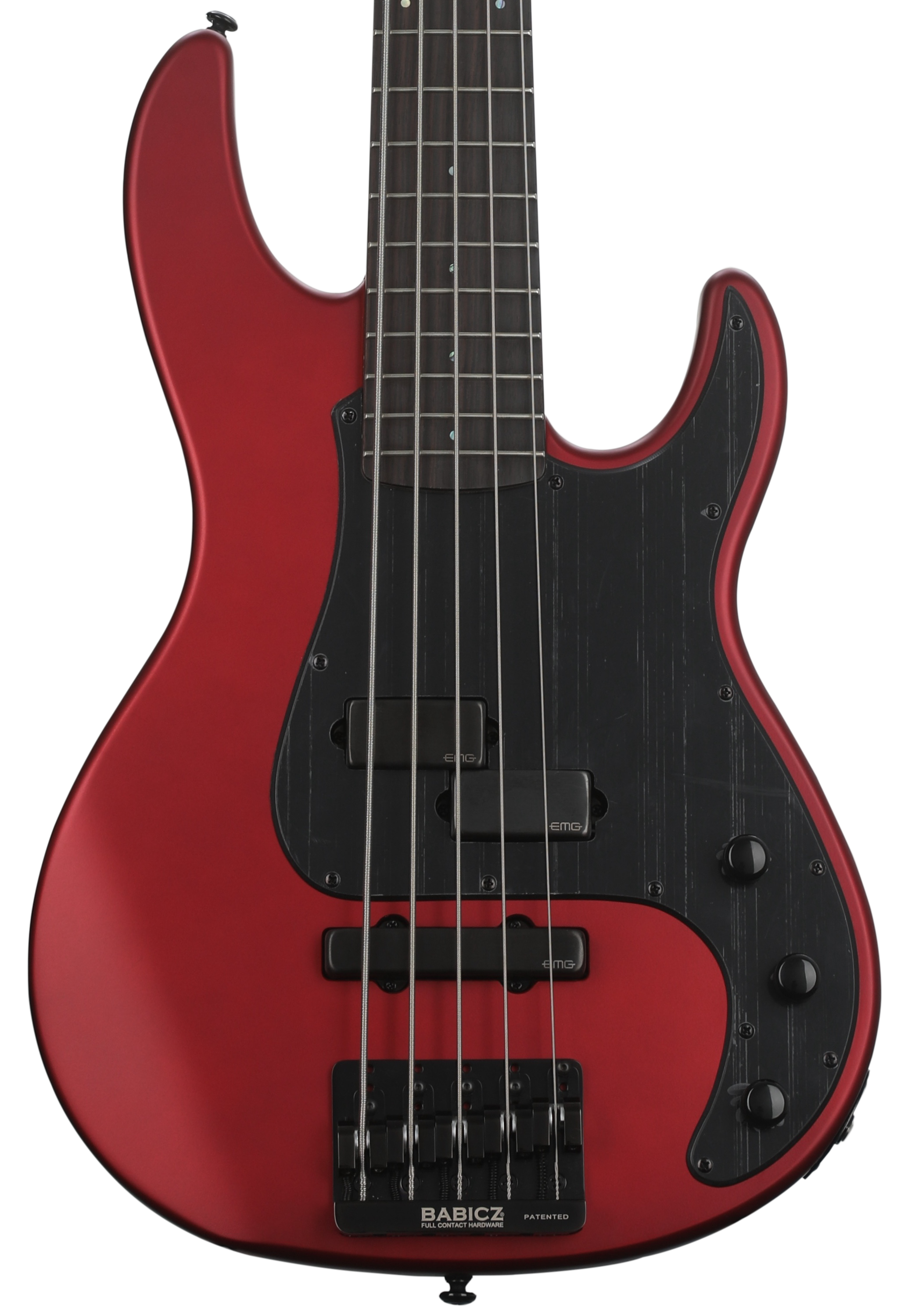 ESP LTD AP-5 Bass Guitar - Candy Apple Red | Sweetwater