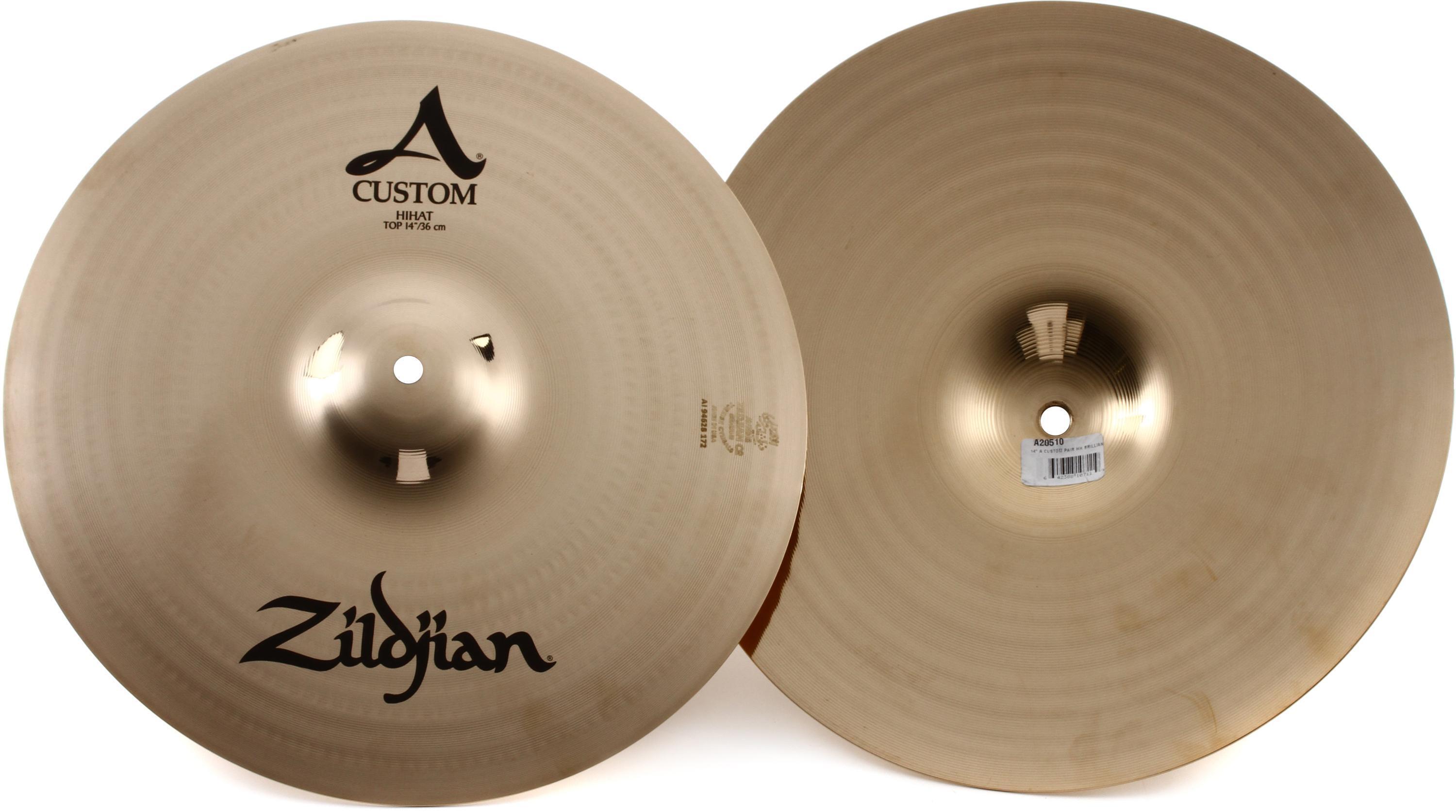 Zildjian 14 inch A Custom Hi-hat Cymbals