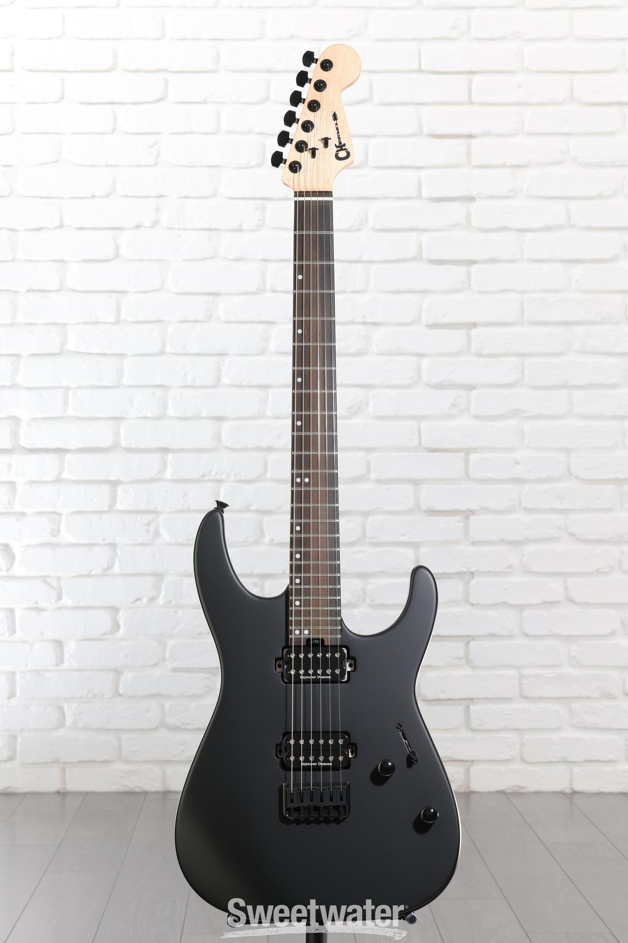 Charvel Pro-Mod DK24 HH HT Electric Guitar - Satin Black | Sweetwater