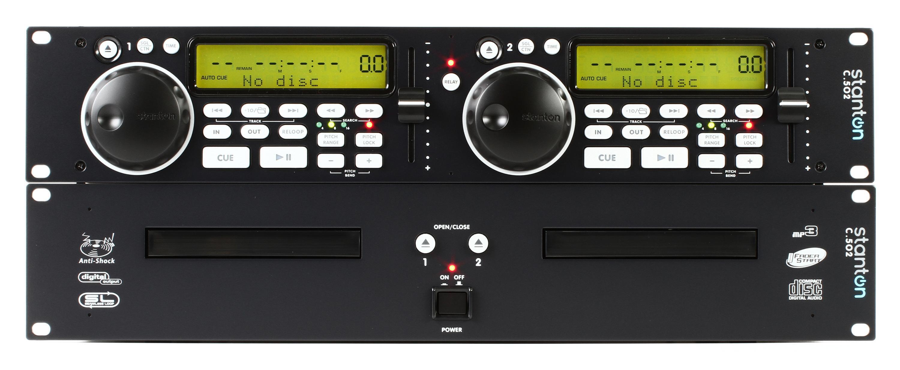 Stanton C.502 store Professional DJ Dual Deck CD Player & Control Panel