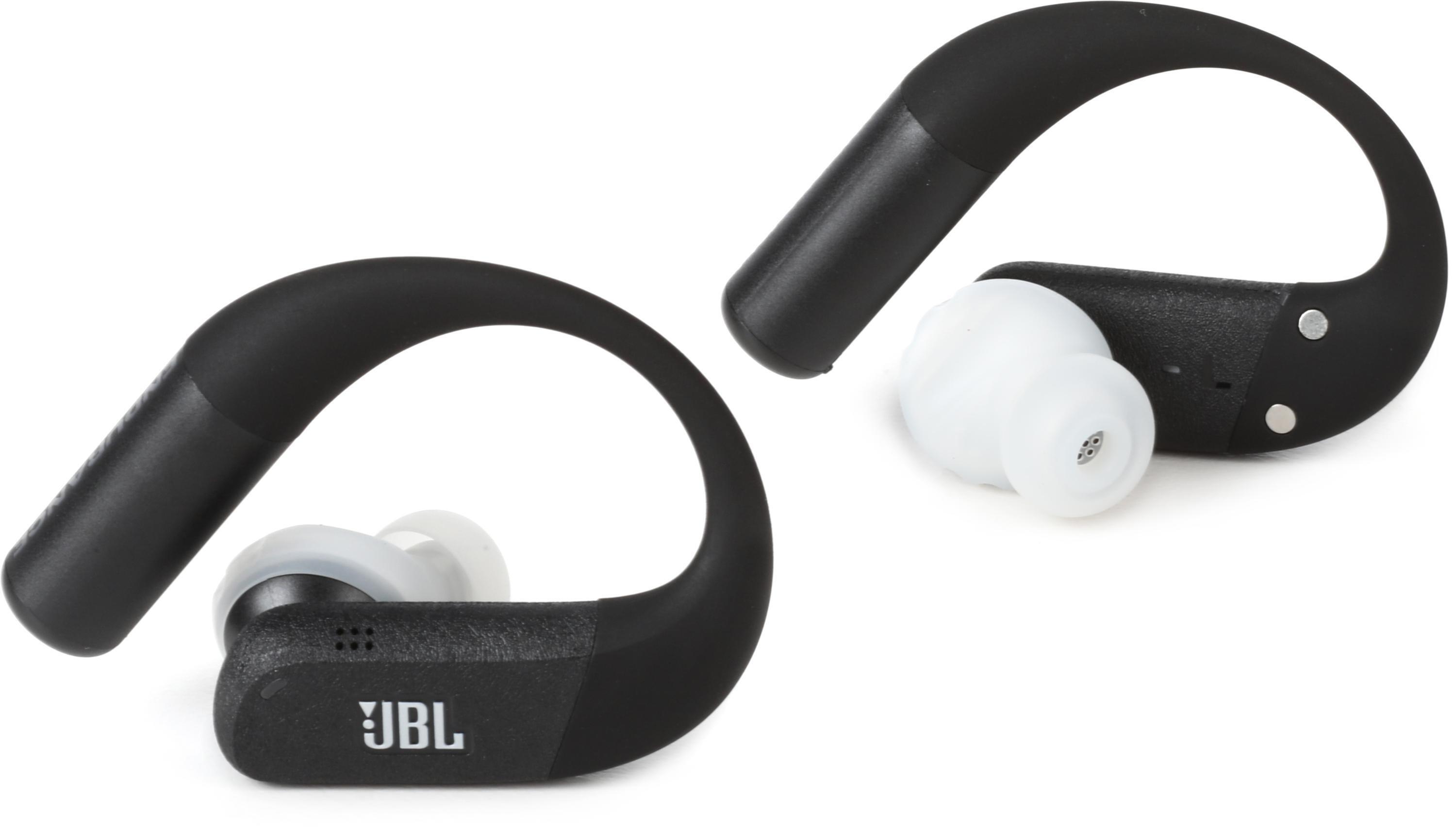 JBL Endurance Peak 4 True Wireless Earbuds - Black | Sweetwater