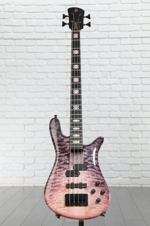 Spector NS-2 Electric Bass Guitar - Pink Fade