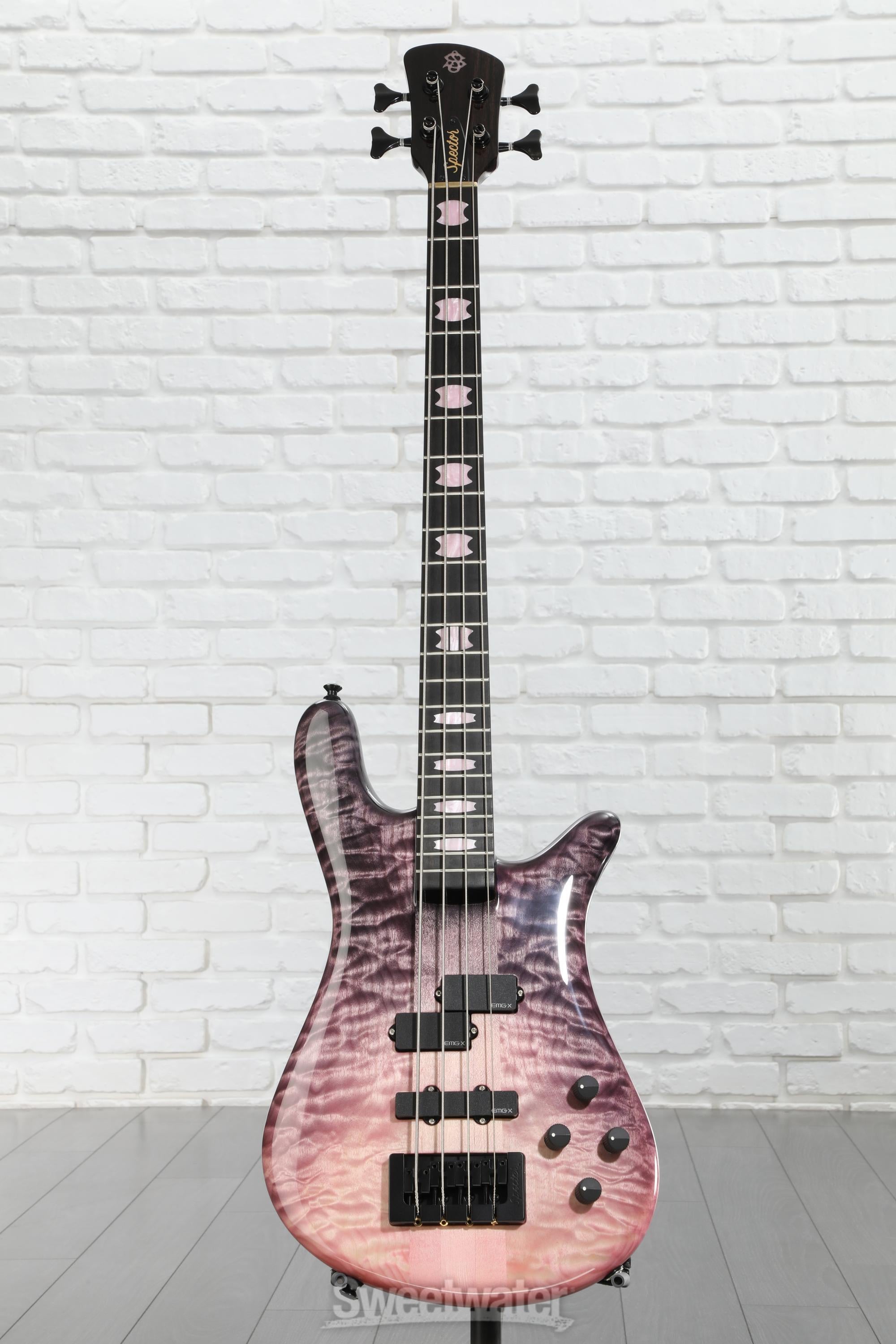 Spector NS-2 Electric Bass Guitar - Pink Fade