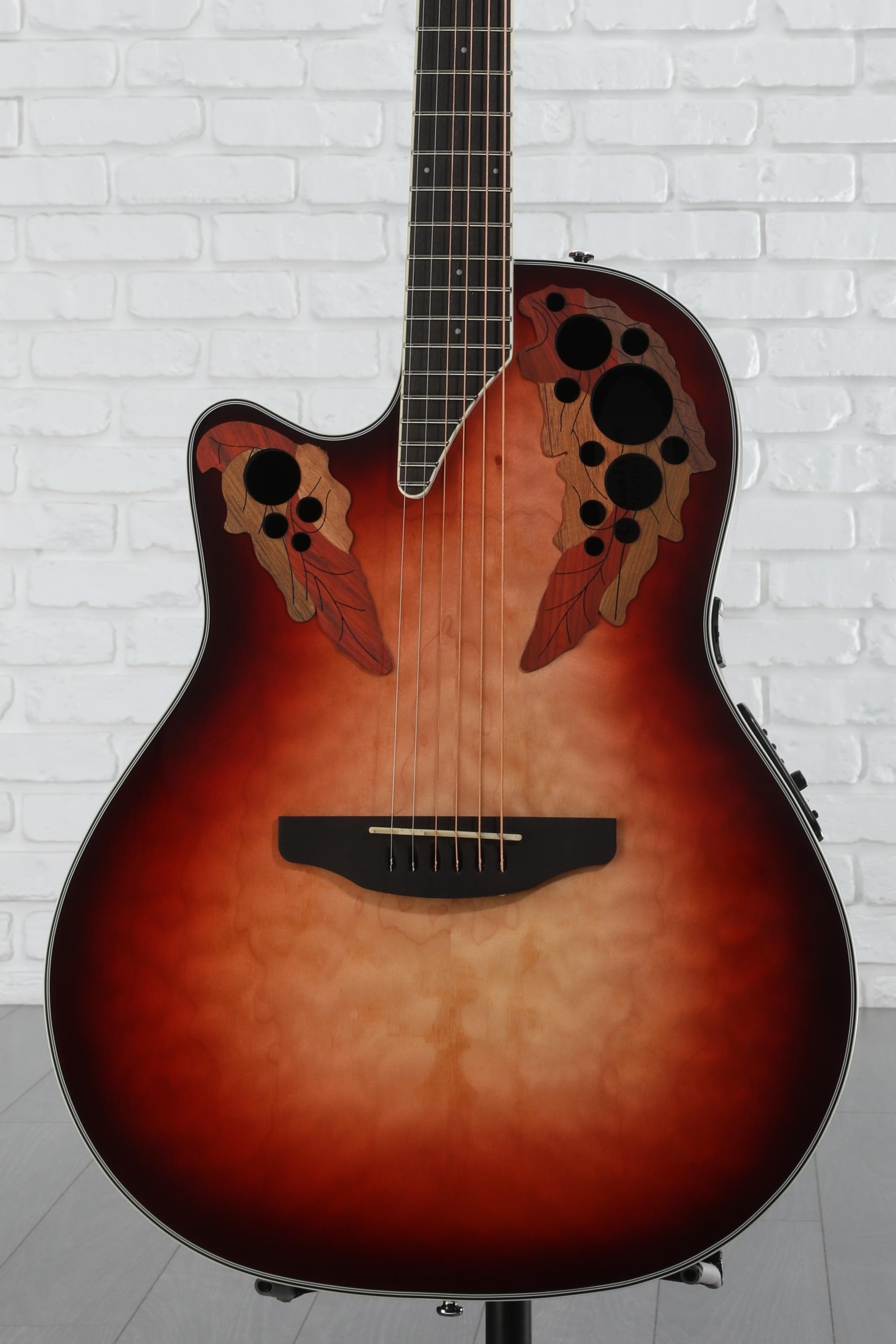Ovation Celebrity Elite Plus Mid-Depth Left-handed Acoustic