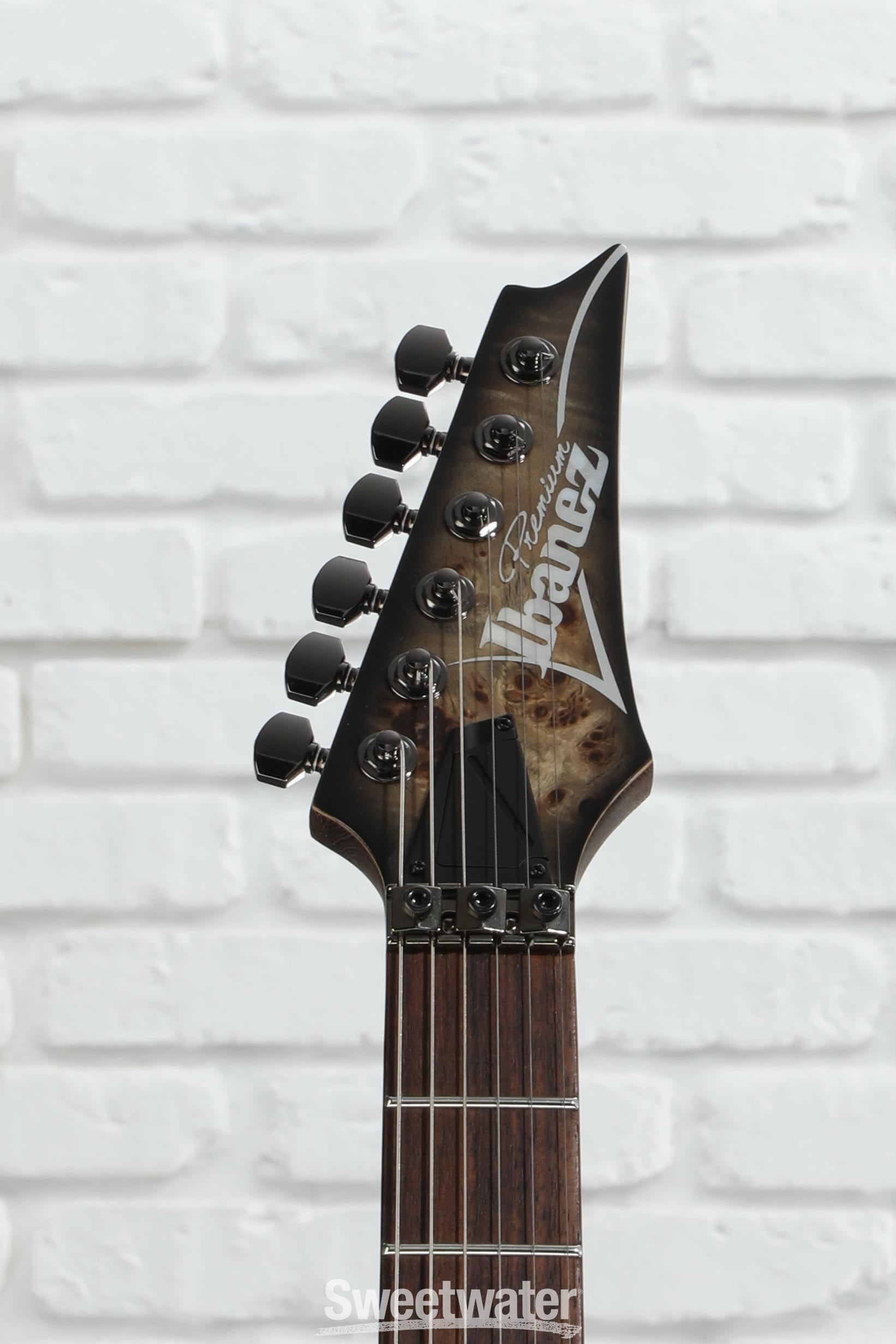 Ibanez Premium S1070PBZ Electric Guitar - Charcoal Black