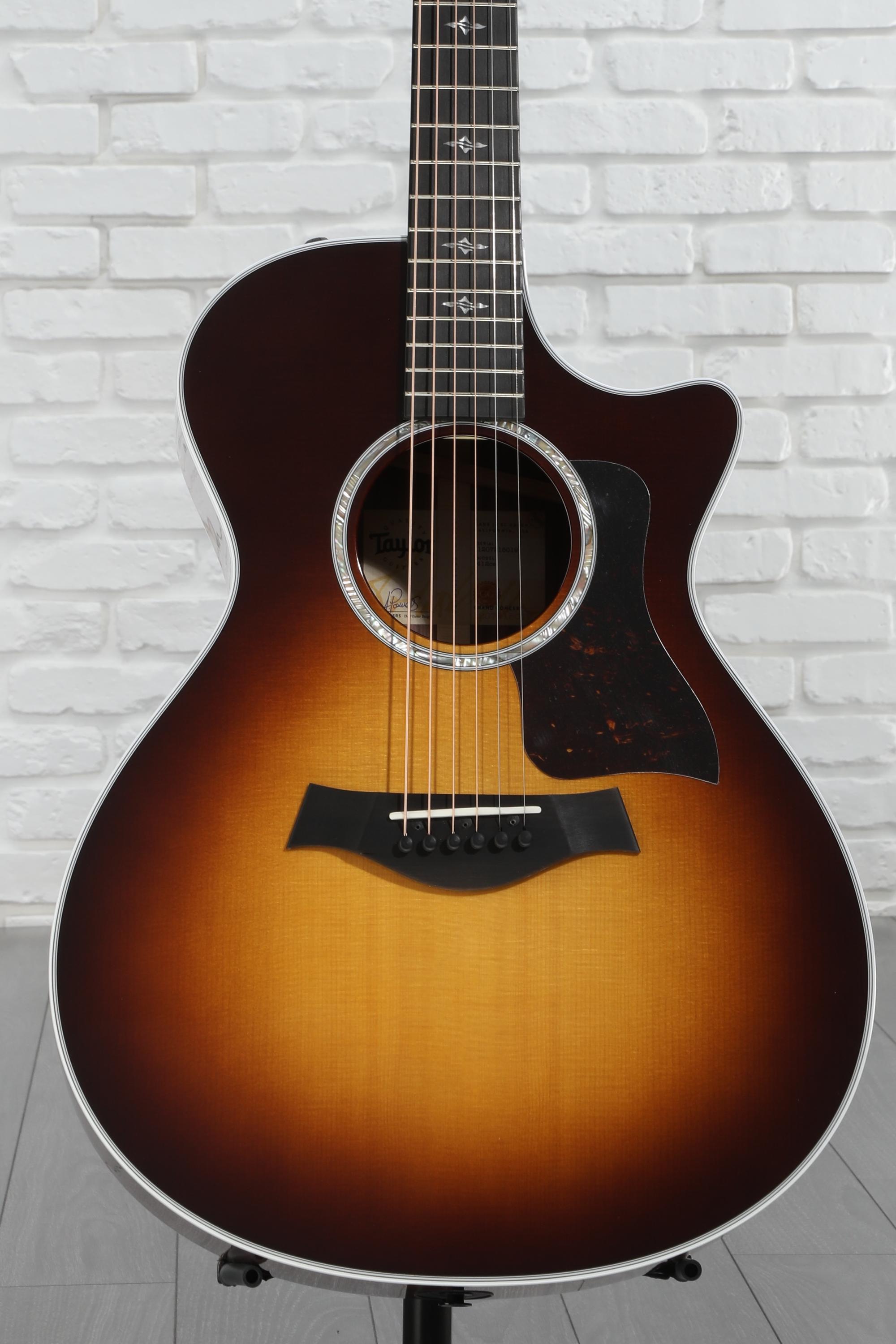 Taylor 412ce-R V-Class Acoustic-electric Guitar - Tobacco