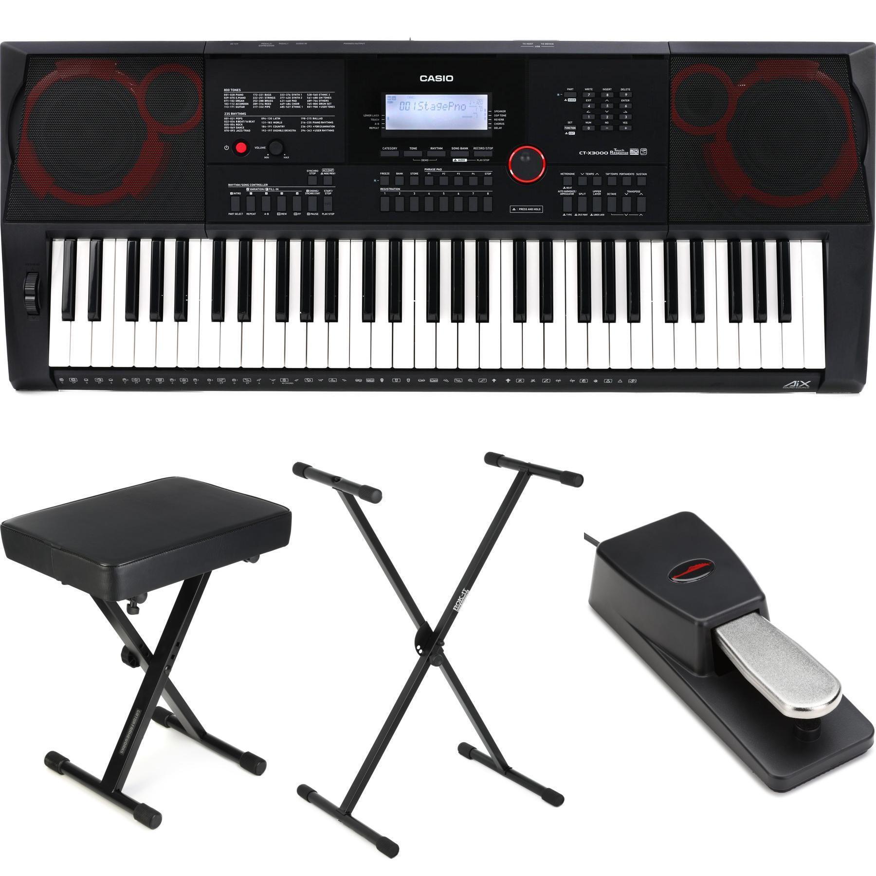 Casio CT-X3000 61-key Portable Arranger Keyboard | Sweetwater Casio CT-X3000 61-key Portable Arranger Keyboard | Sweetwater
