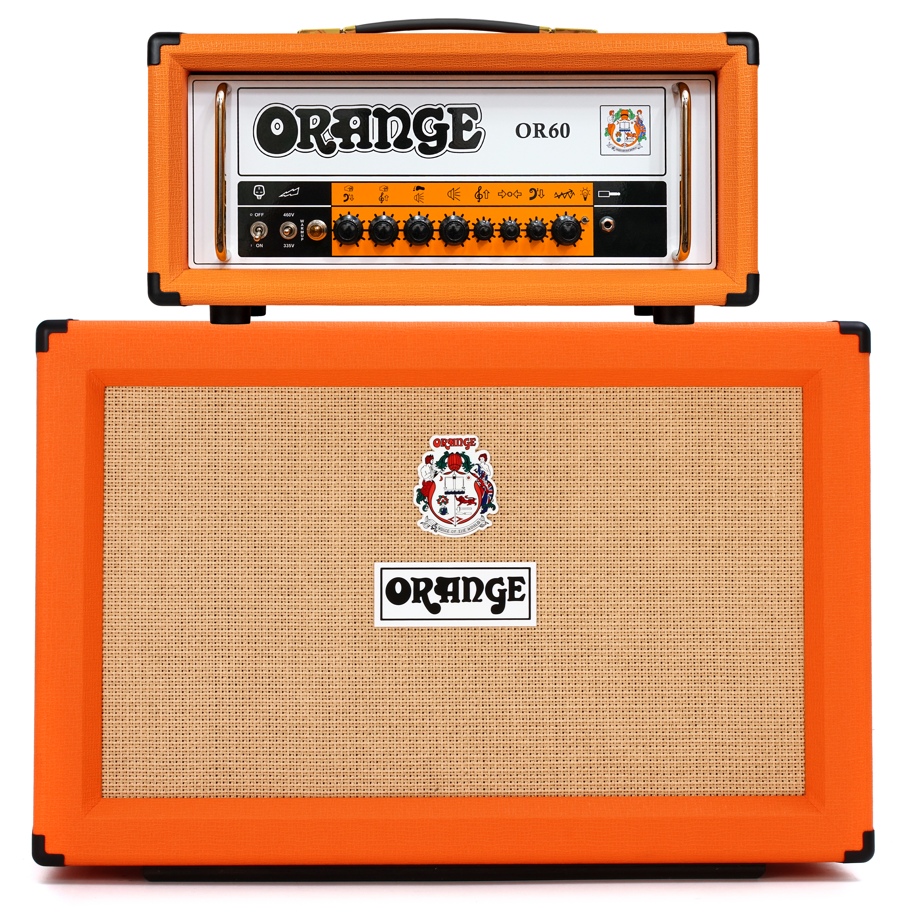 Orange OR60-V3 60-watt Amplifier Head with 2x12-inch Cabinet - Orange