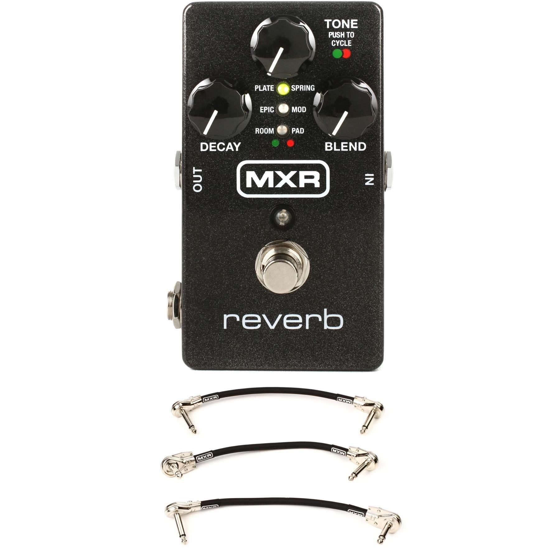 MXR M300 Digital Reverb Pedal with Patch Cables | Sweetwater