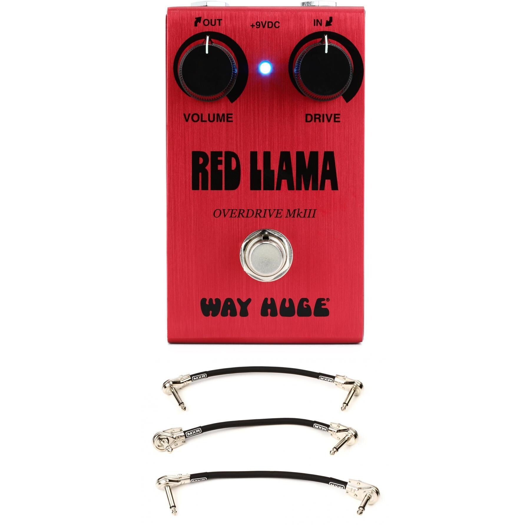 Way Huge Red Llama Overdrive MkIII Smalls Pedal with 3 Patch