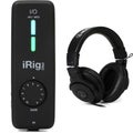 Photo of IK Multimedia iRig Pro I/O USB Audio Interface and Headphones