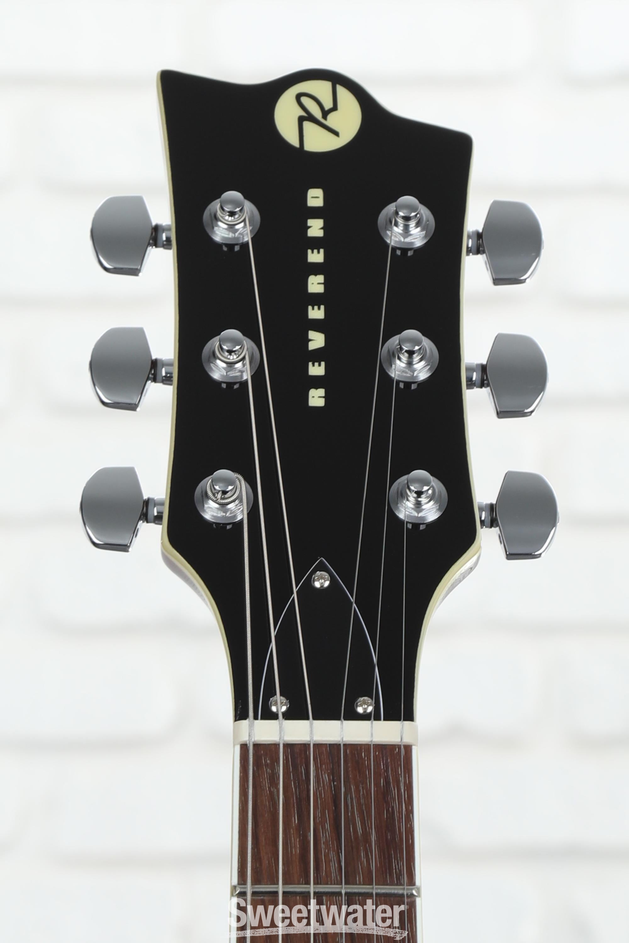 Reverend Roundhouse Electric Guitar - Midnight Black | Sweetwater