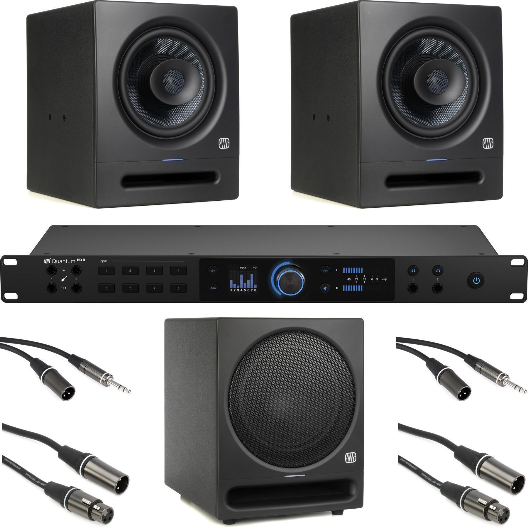 Photo of PreSonus Quantum HD 8 Rackmountable USB-C Audio Interface Studio Bundle