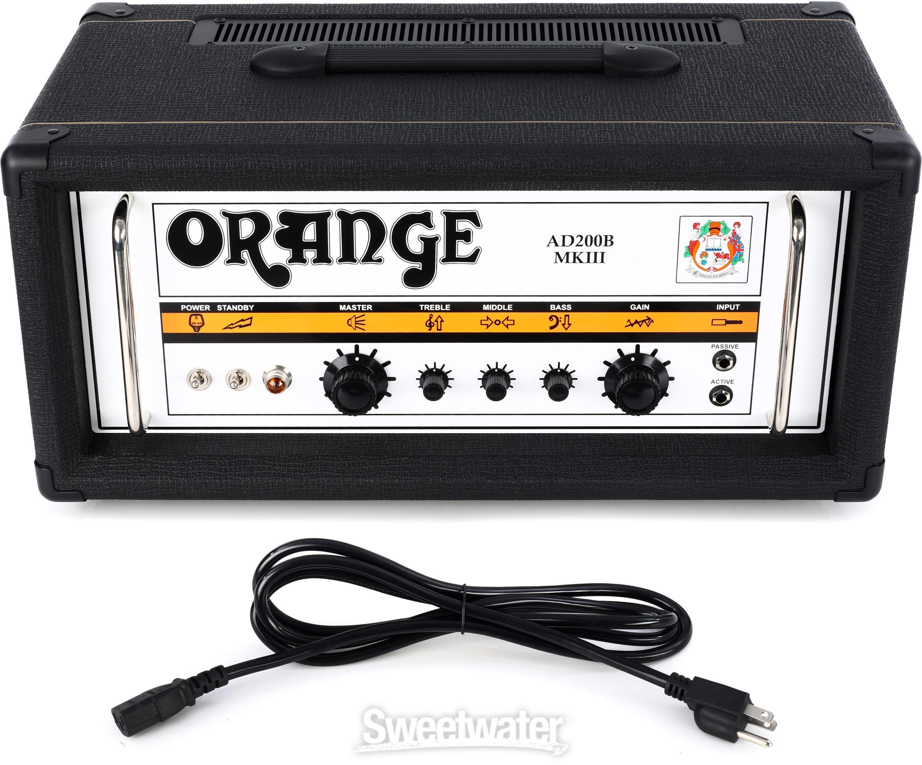 Orange AD200B MK 3 200-watt Bass Head - Black