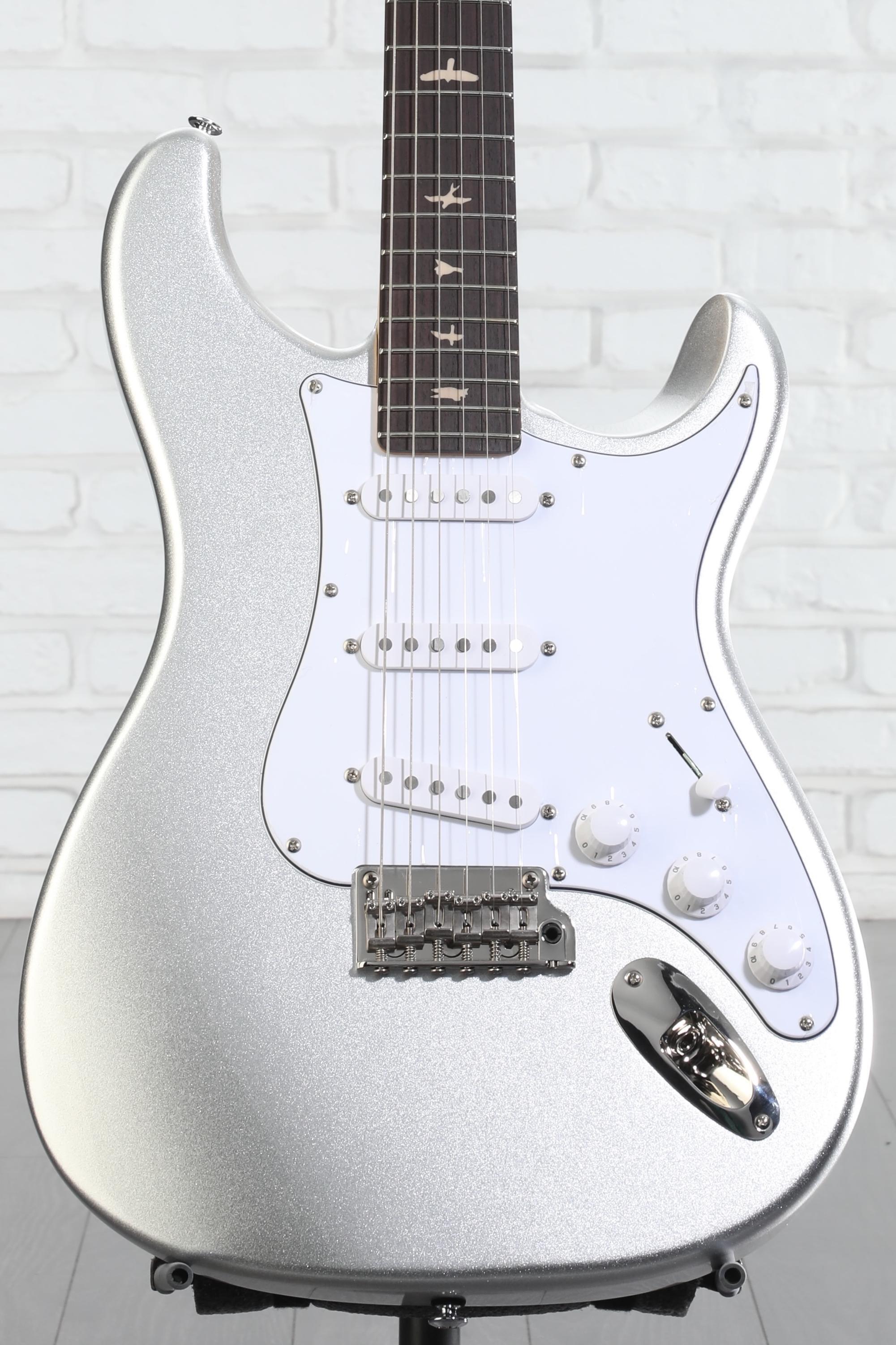 PRS SE Silver Sky Electric Guitar - Platinum Spark, Sweetwater