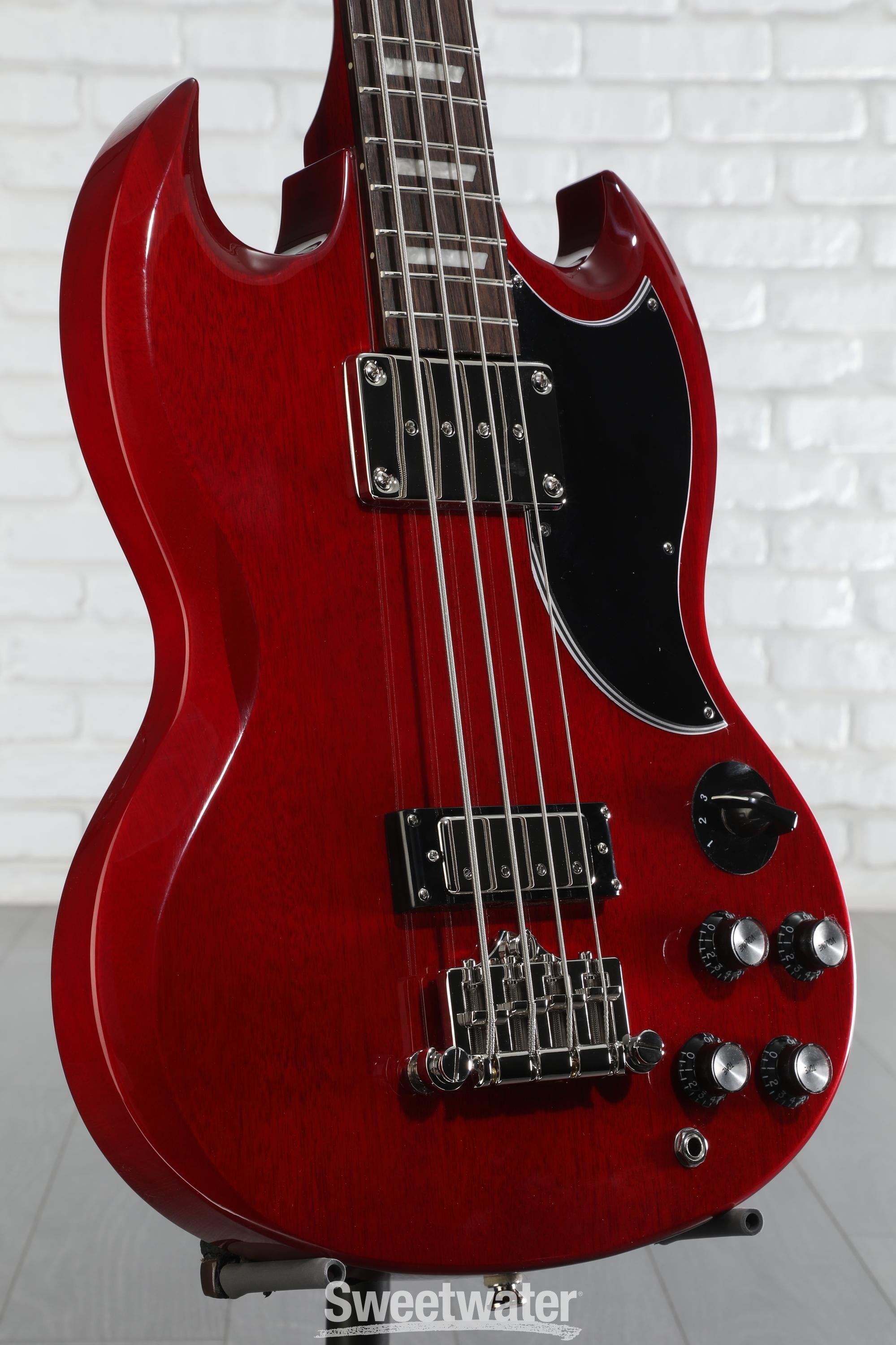 Epiphone EB-3 Bass Guitar - Cherry | Sweetwater