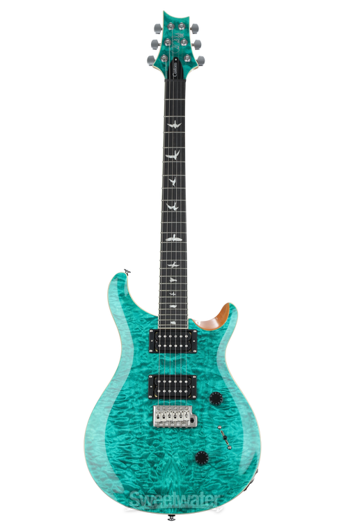 PRS SE Custom 24 Electric Guitar - Quilted Turquoise