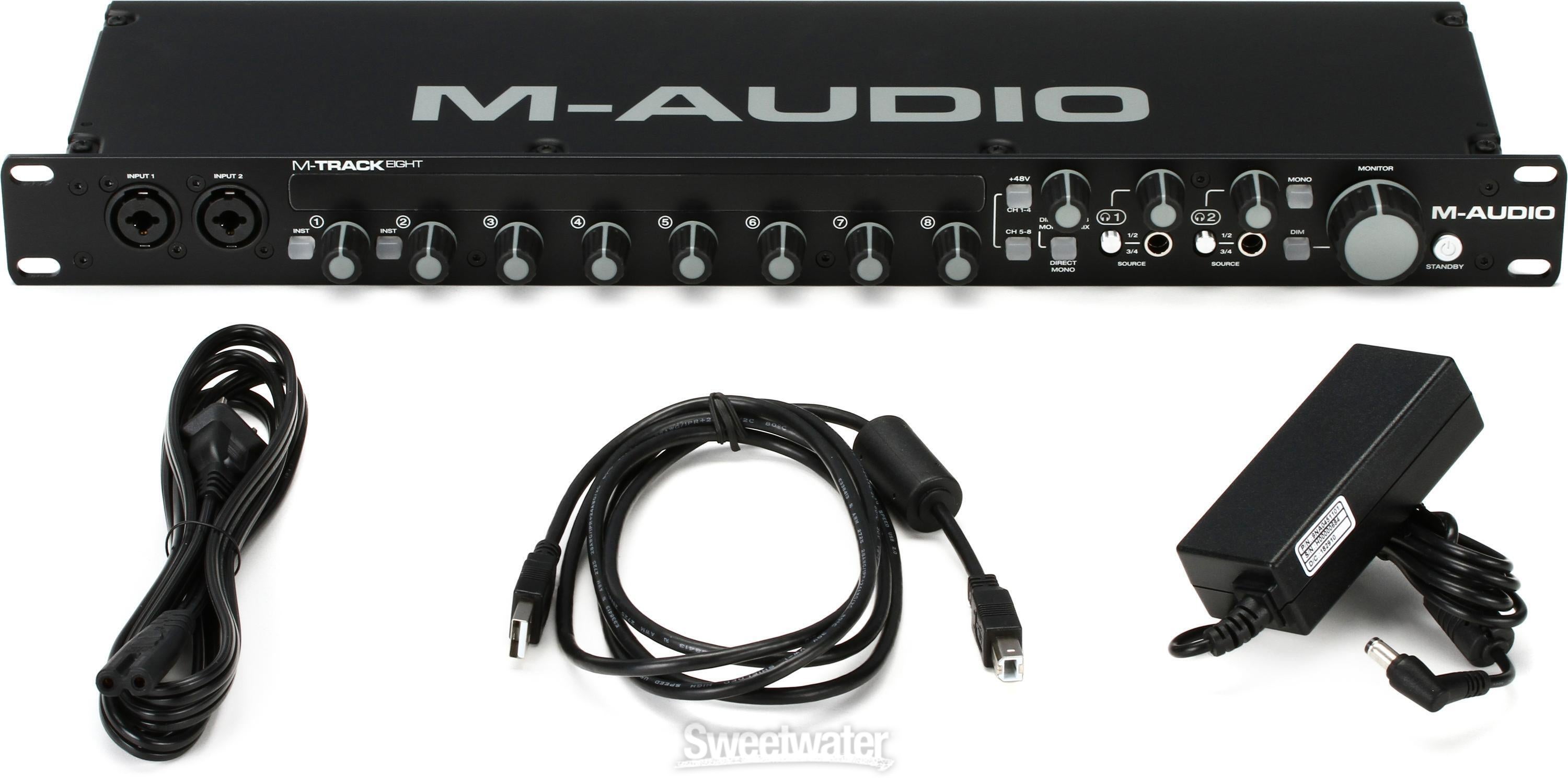 M-Audio M-Track Eight USB Audio Interface | Sweetwater