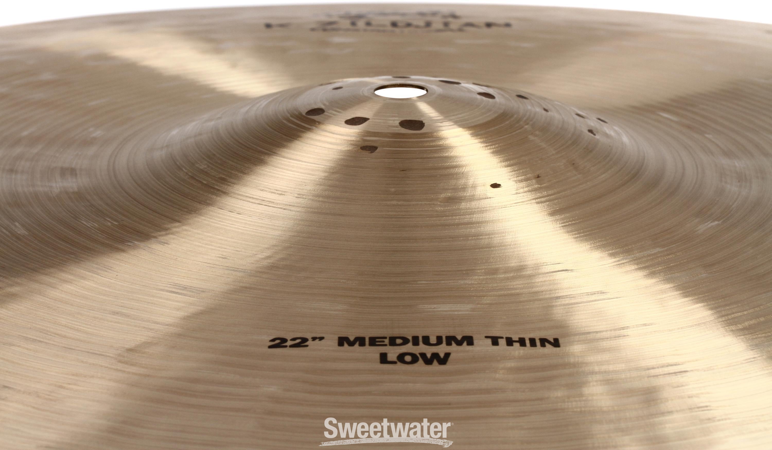 Zildjian 22 inch K Constantinople Medium Thin Ride Cymbal - Low Pitch