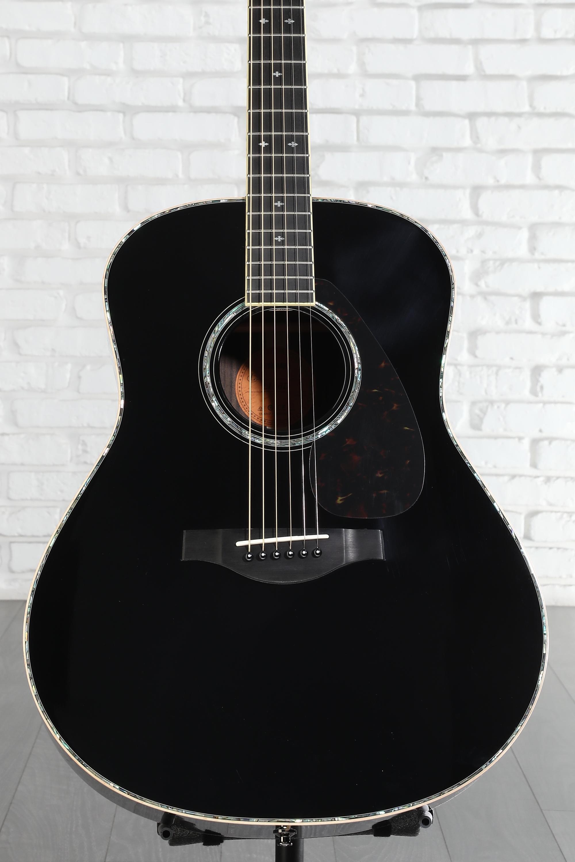 Yamaha LL16D ARE Original Jumbo Acoustic-electric Guitar - Black