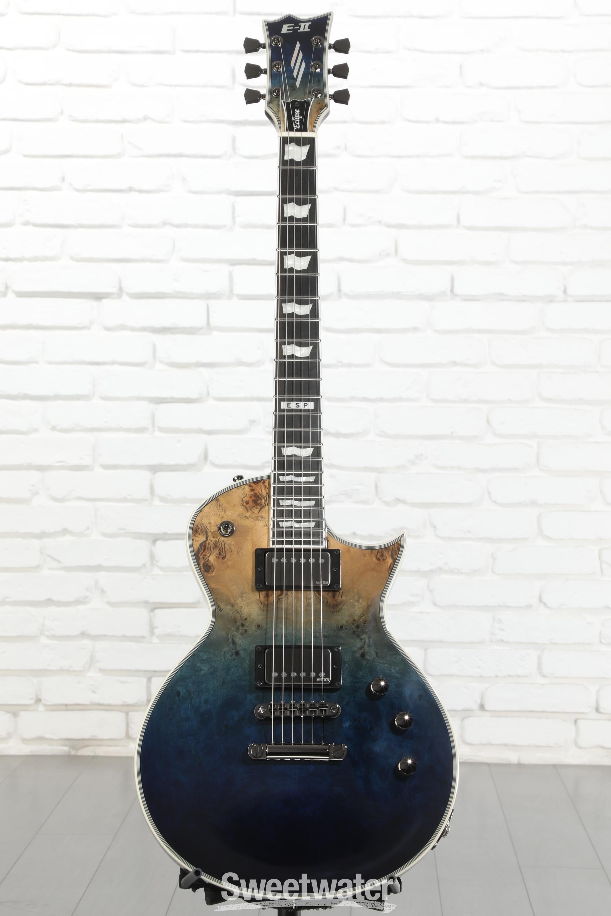 ESP E-II Eclipse - Blue Natural Fade | Sweetwater