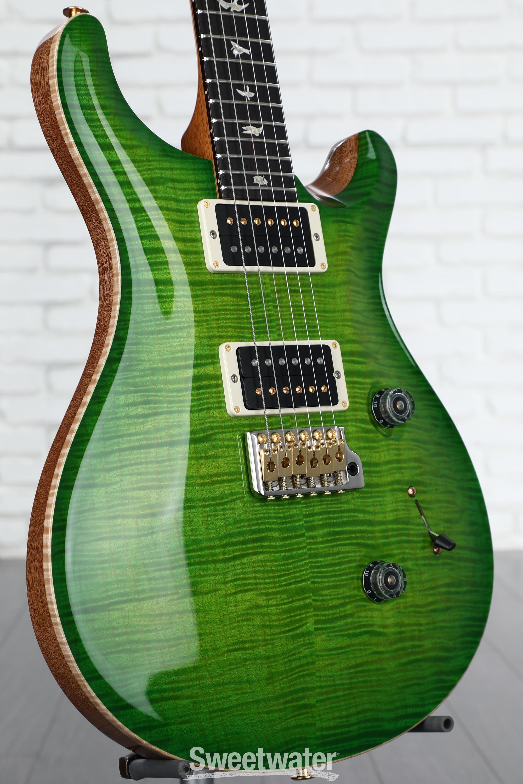 PRS Custom 24 Electric Guitar - Eriza Verde 10-Top | Sweetwater