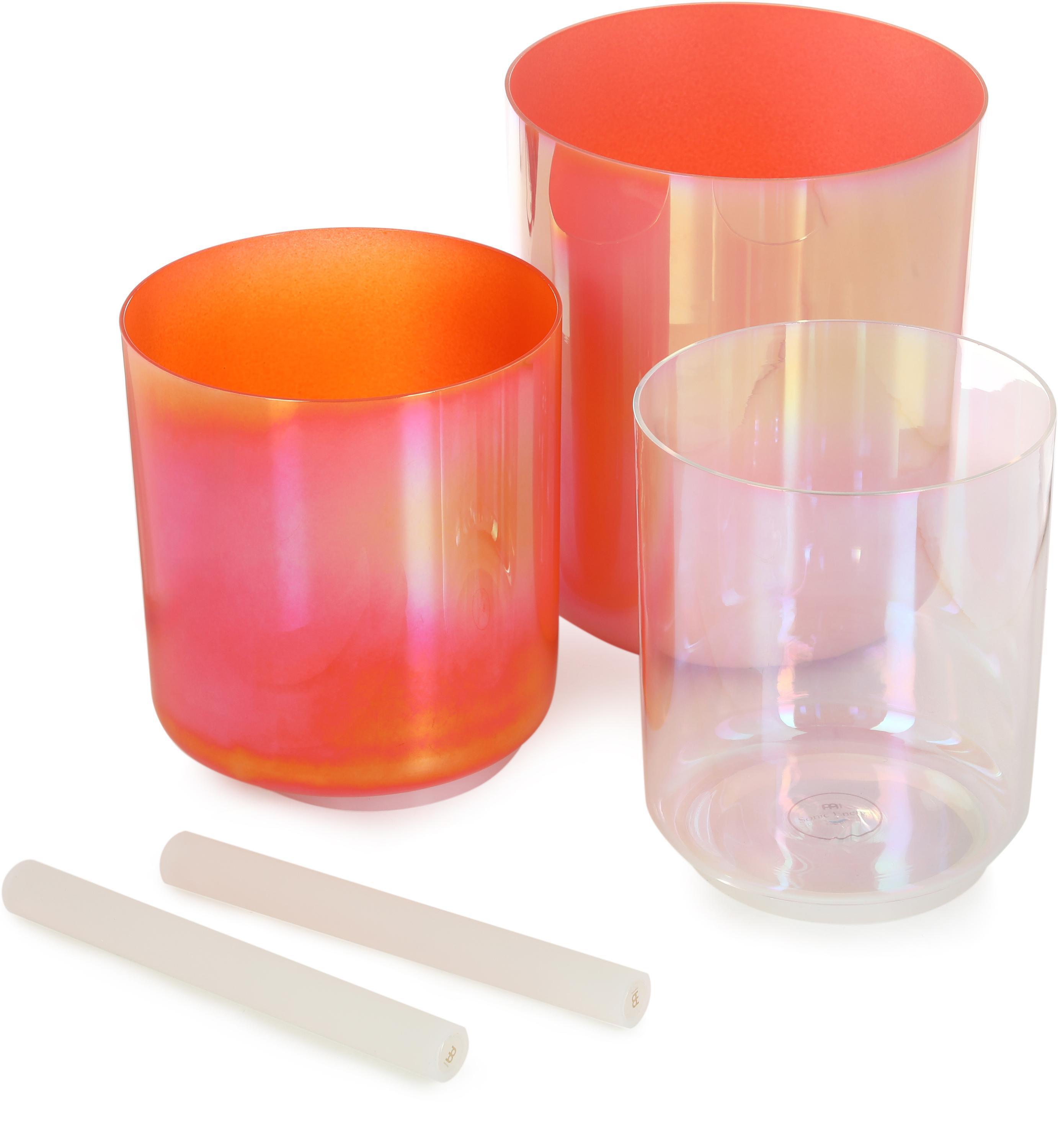 Meinl Sonic Energy 3-piece Essence Crystal Singing Bowl Set - E4