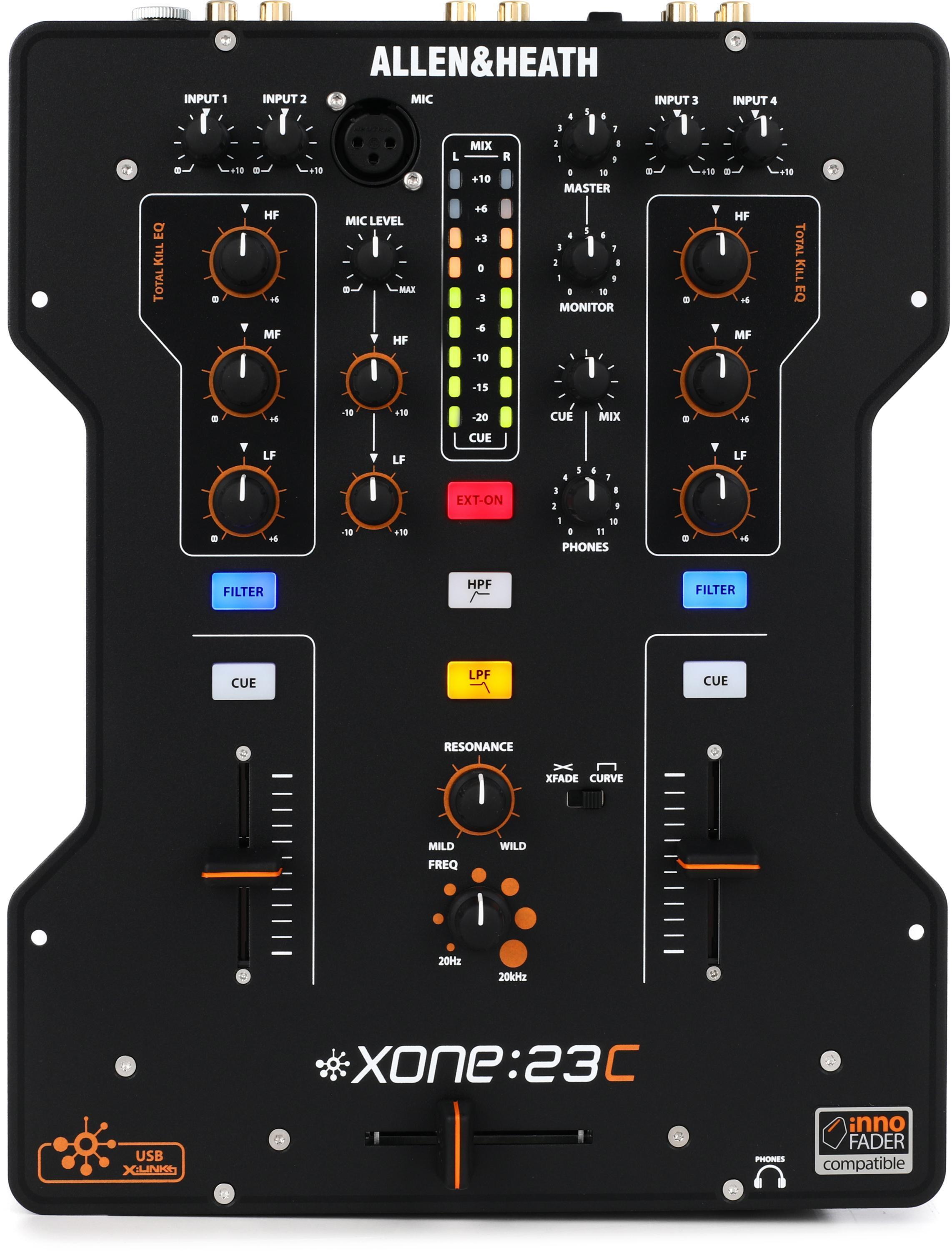 Allen & Heath Xone23c DJ ミキサー-