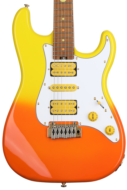 Schecter エレキギター オレンジ schecter-tori-ruffin-freak-