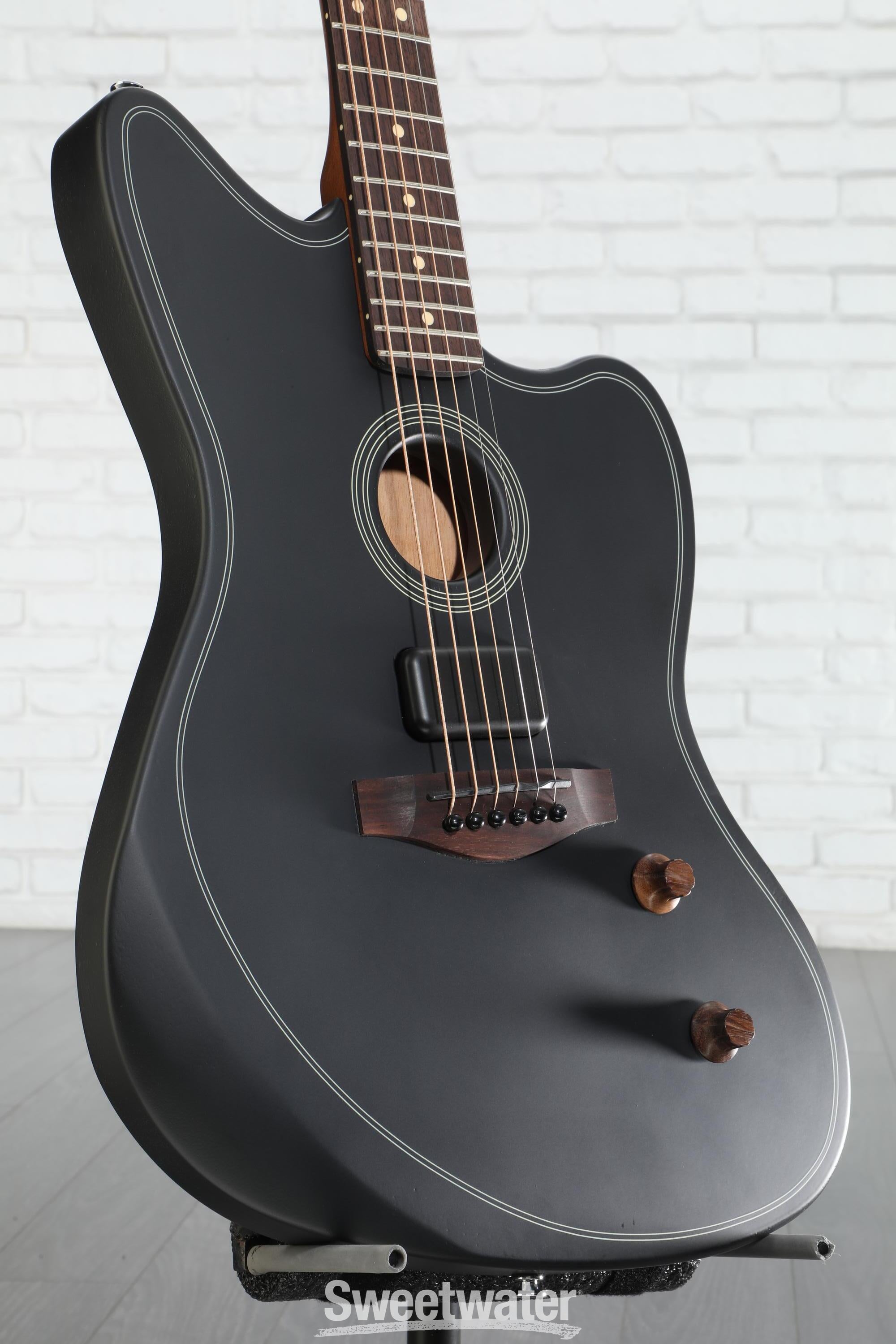 ギター fender Acoustasonic Standard Jazzmaster Amazon.com: Fender Acoustasonic Standard Jazzmaster Acoustic