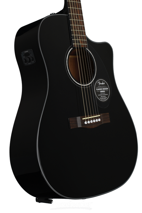 Fender CD-60SCE - Black | Sweetwater