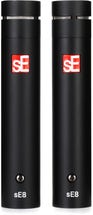 Product Image - This Item - sE Electronics sE8 Small-diaphragm Condenser Cardioid Microphone - Black, Stereo Pair