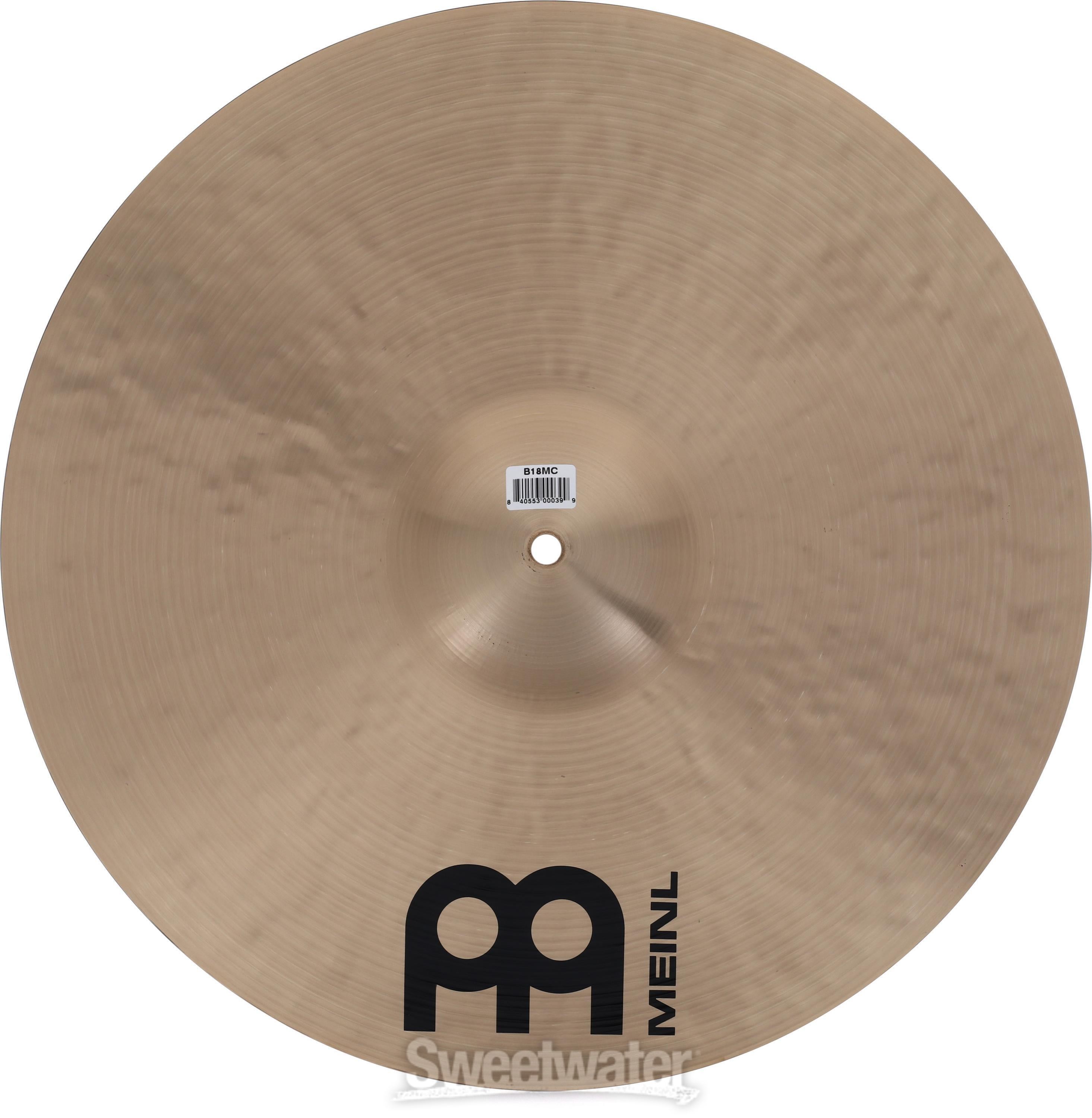 Meinl Cymbals 18 inch Byzance Traditional Medium Crash Cymbal