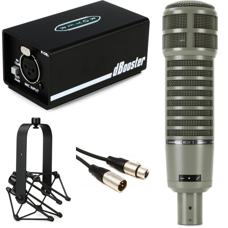 RE20 Broadcast announcer's microphone with Variable‑D by Electro-Voice