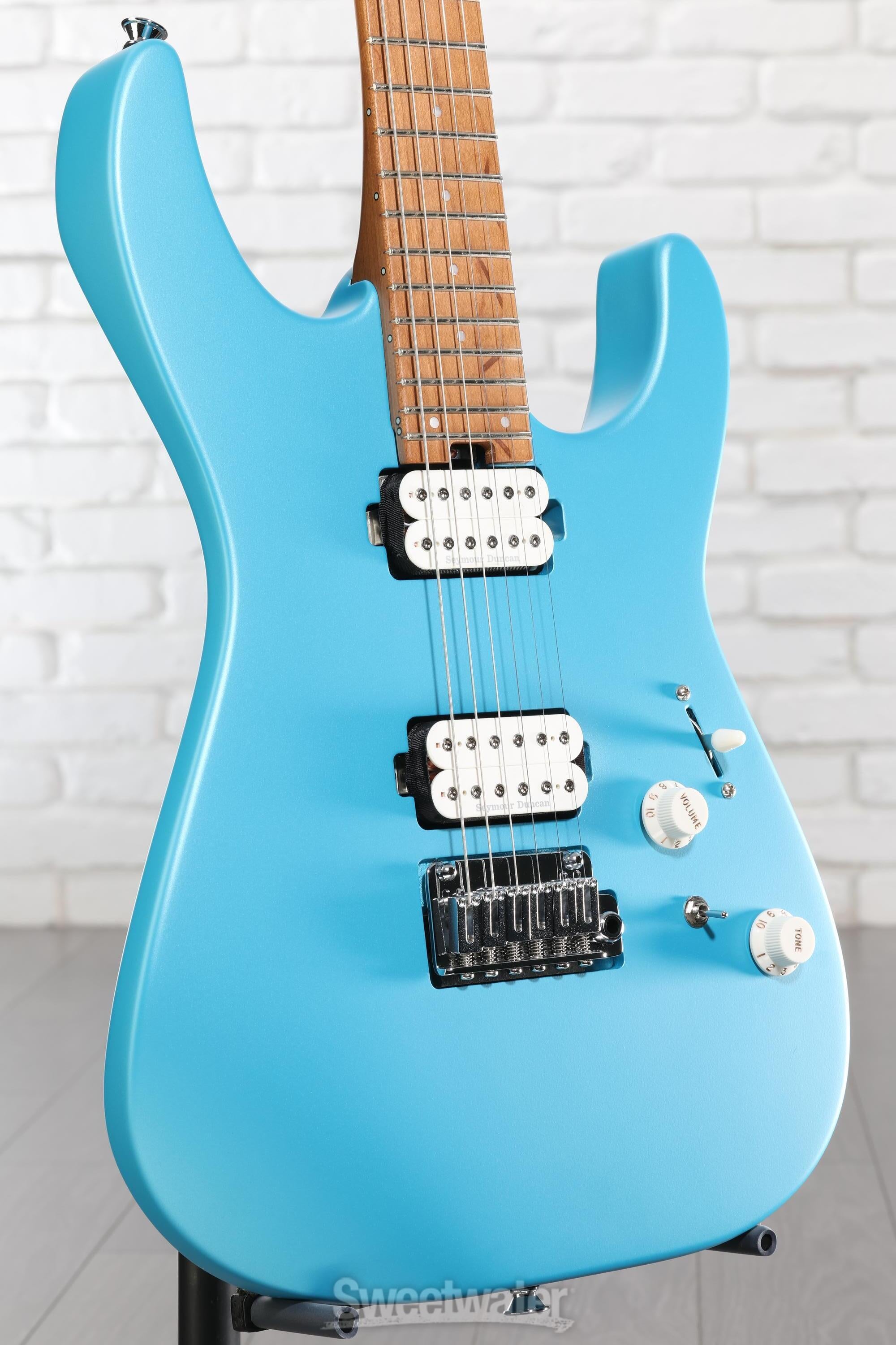 Charvel Pro-Mod DK24 HH 2PT Electric Guitar - Matte Blue Frost