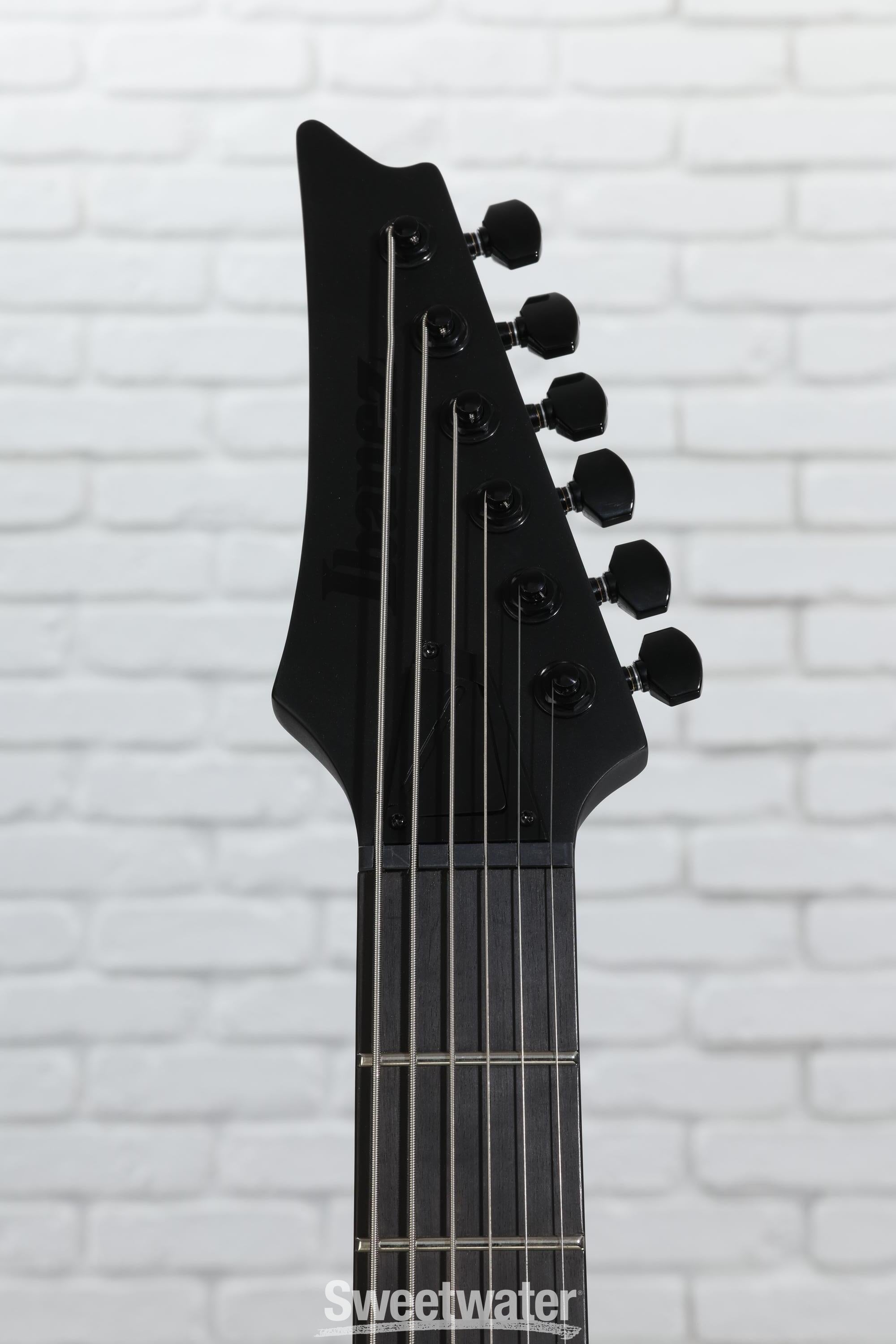 Ibanez Iron Label RG Baritone - Black Flat