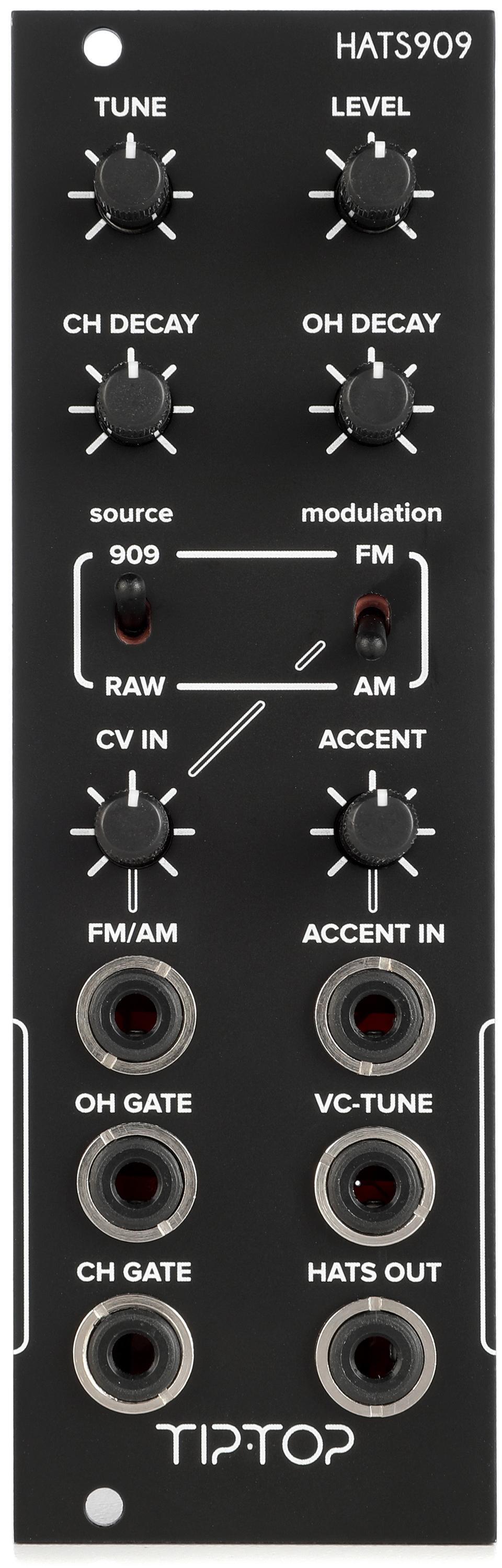 Tiptop Audio HATS909 Eurorack Hi-hats Module - Black | Sweetwater