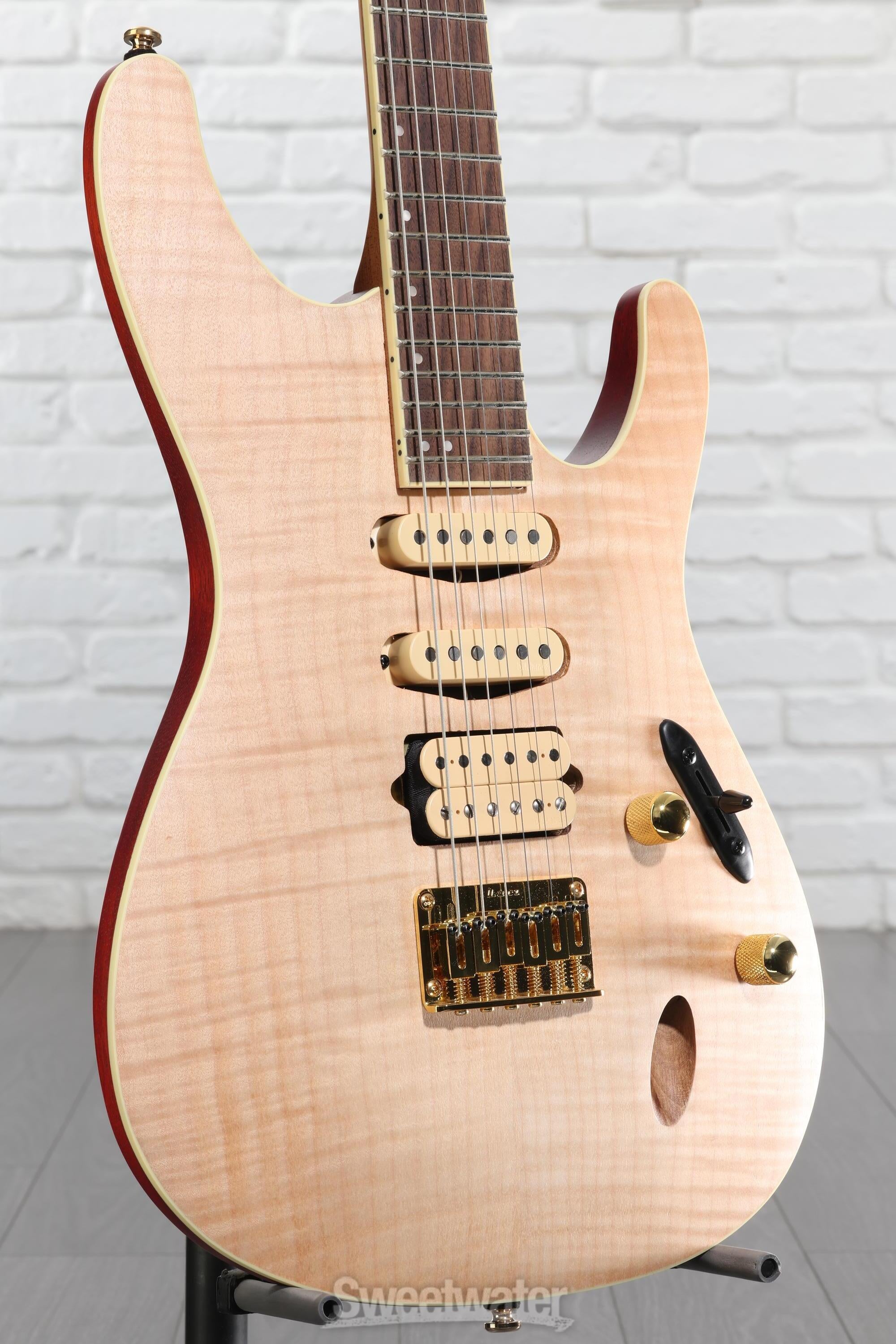 Ibanez Standard SEW761FM Electric Guitar - Natural Flat | Sweetwater
