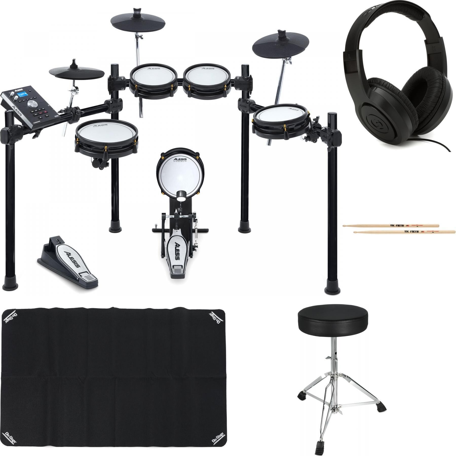 On-Stage DMA6450 Non-Slip Drum Mat - 6 x 4 foot