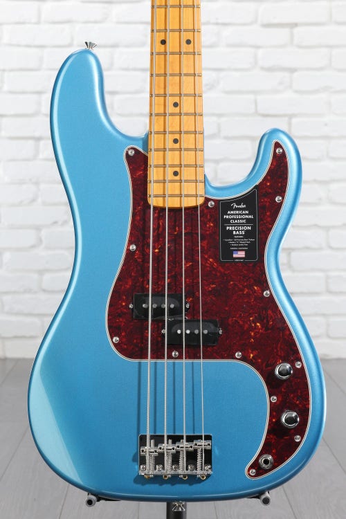Fender American Professional Classic Precision Bass - Faded Lake Placid Blue, Maple Fingerboard