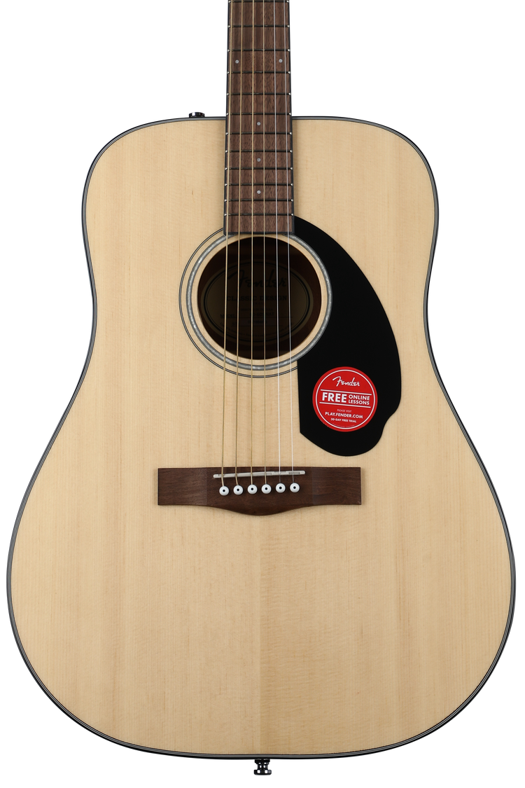 Fender CD-60S Dreadnought Acoustic Guitar - Natural | Sweetwater