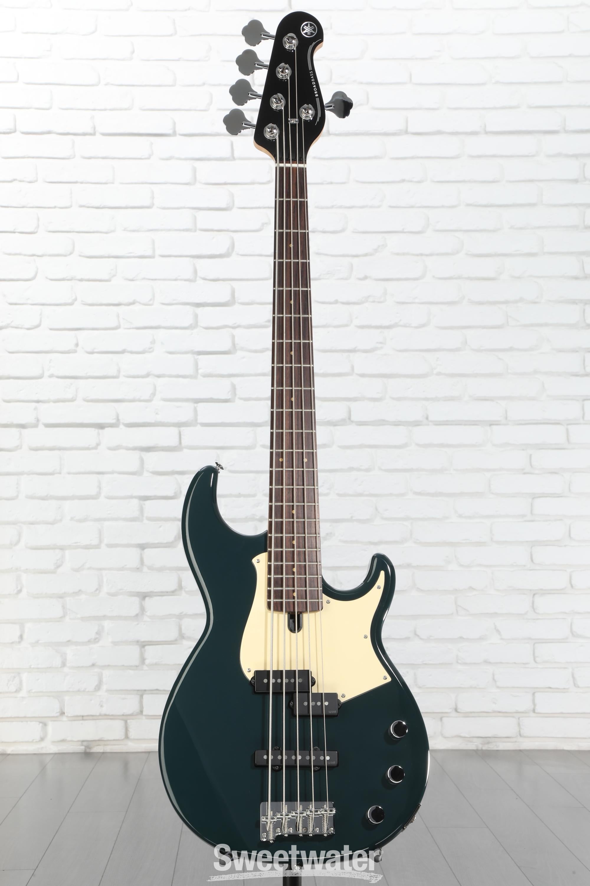 Yamaha BB435 5-string Bass Guitar - Teal Blue Reviews | Sweetwater