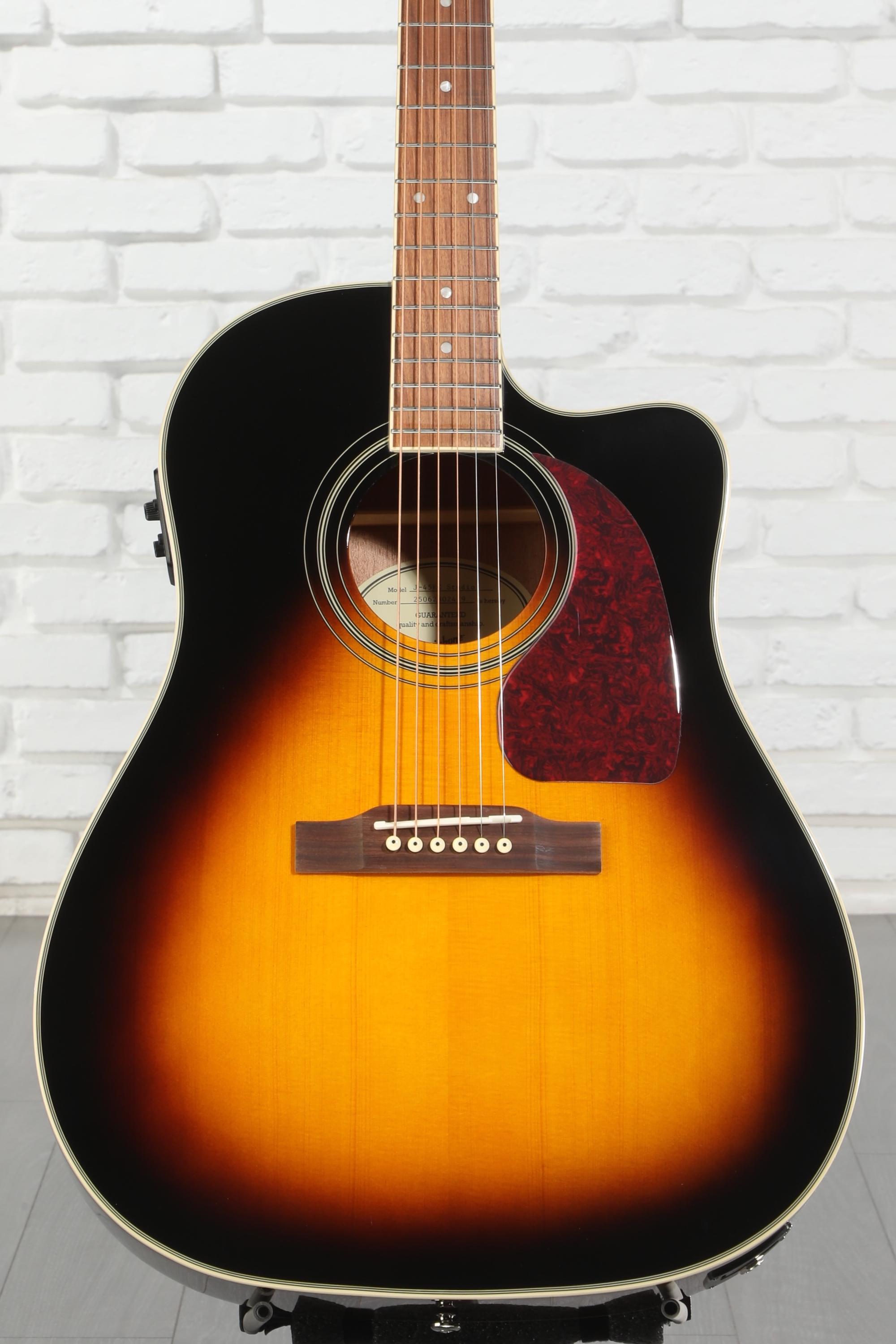 Epiphone J-45 EC Studio Acoustic-electric Guitar - Vintage