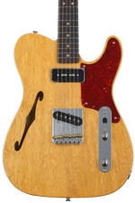 Photo of Fender Custom Shop Artisan Korina Telecaster Thinline Electric Guitar - Aged Natural
