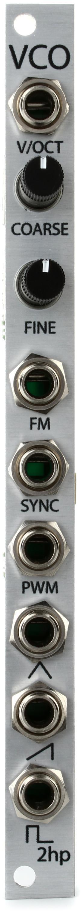 Photo of 2HP VCO Eurorack Oscillator Module - Silver