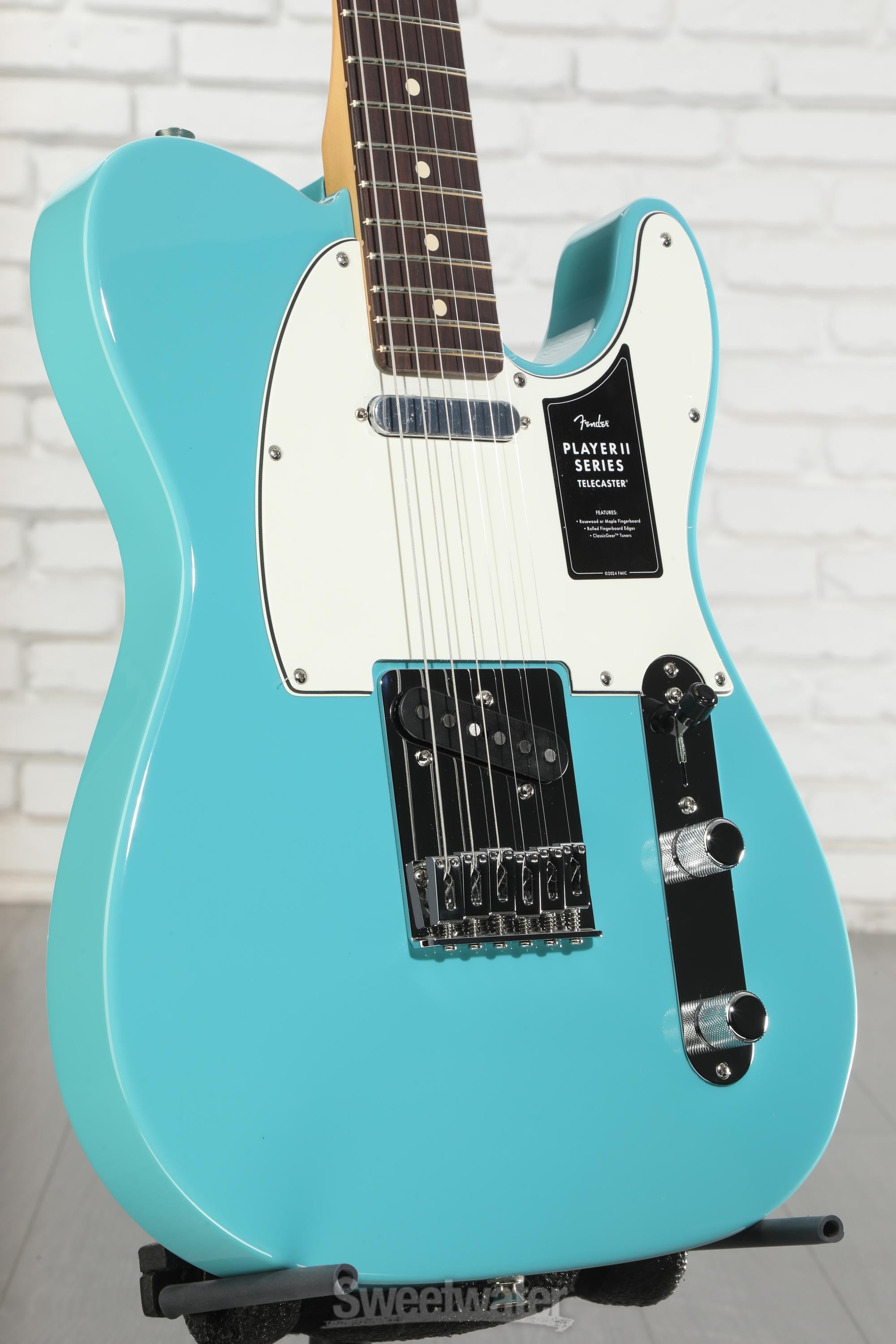 Fender Player II Telecaster Electric Guitar - Aquatone Blue with
