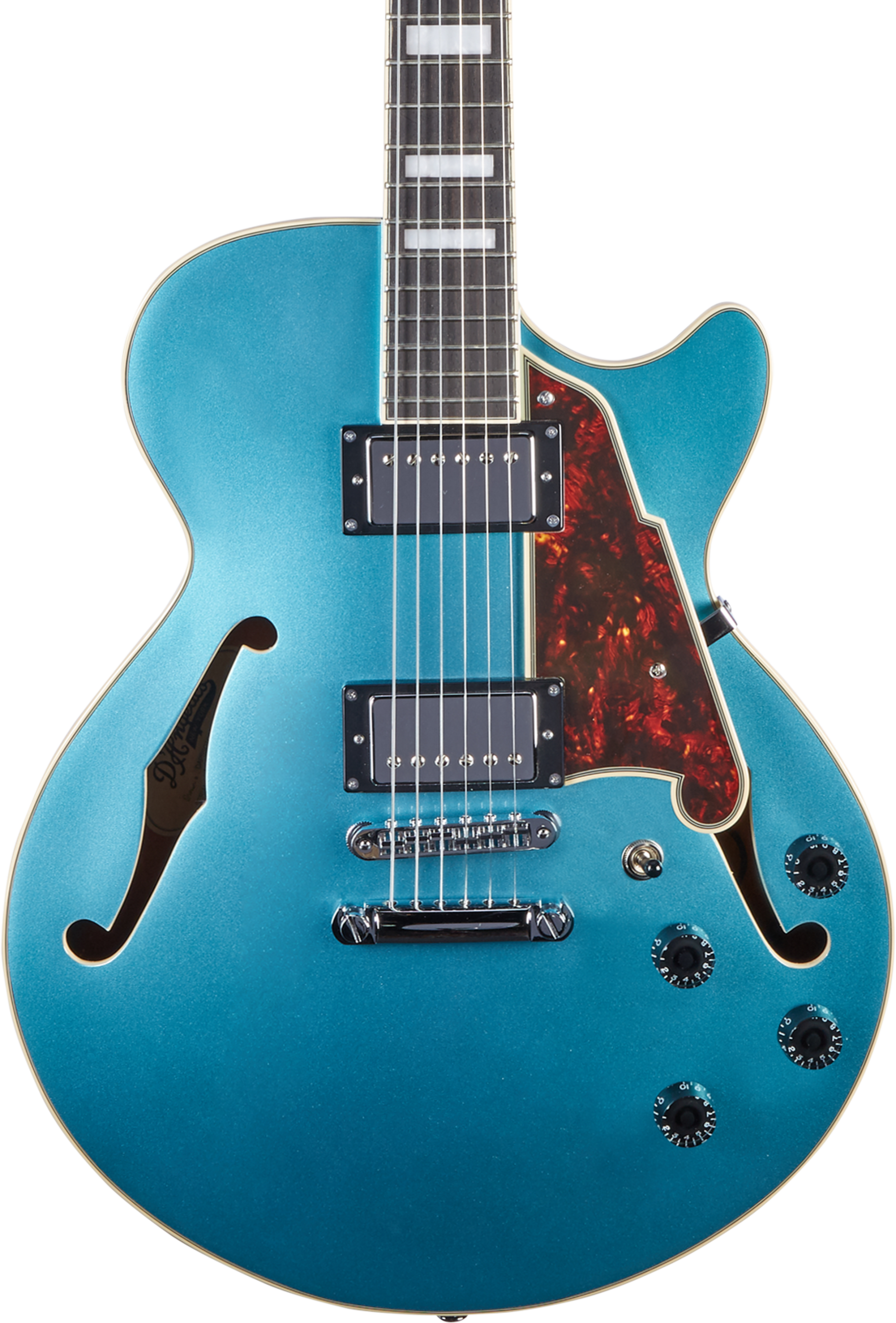 D'Angelico Premier SS Semi-hollowbody Electric Guitar - Ocean