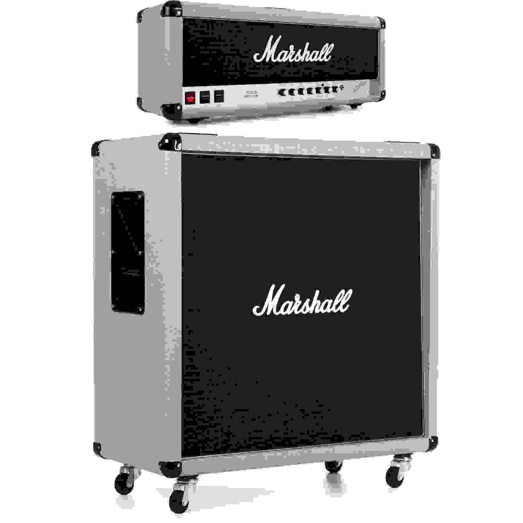 Marshall 2555X Silver Jubilee and 2551BV 4x12' Cab Half Stack Bundle