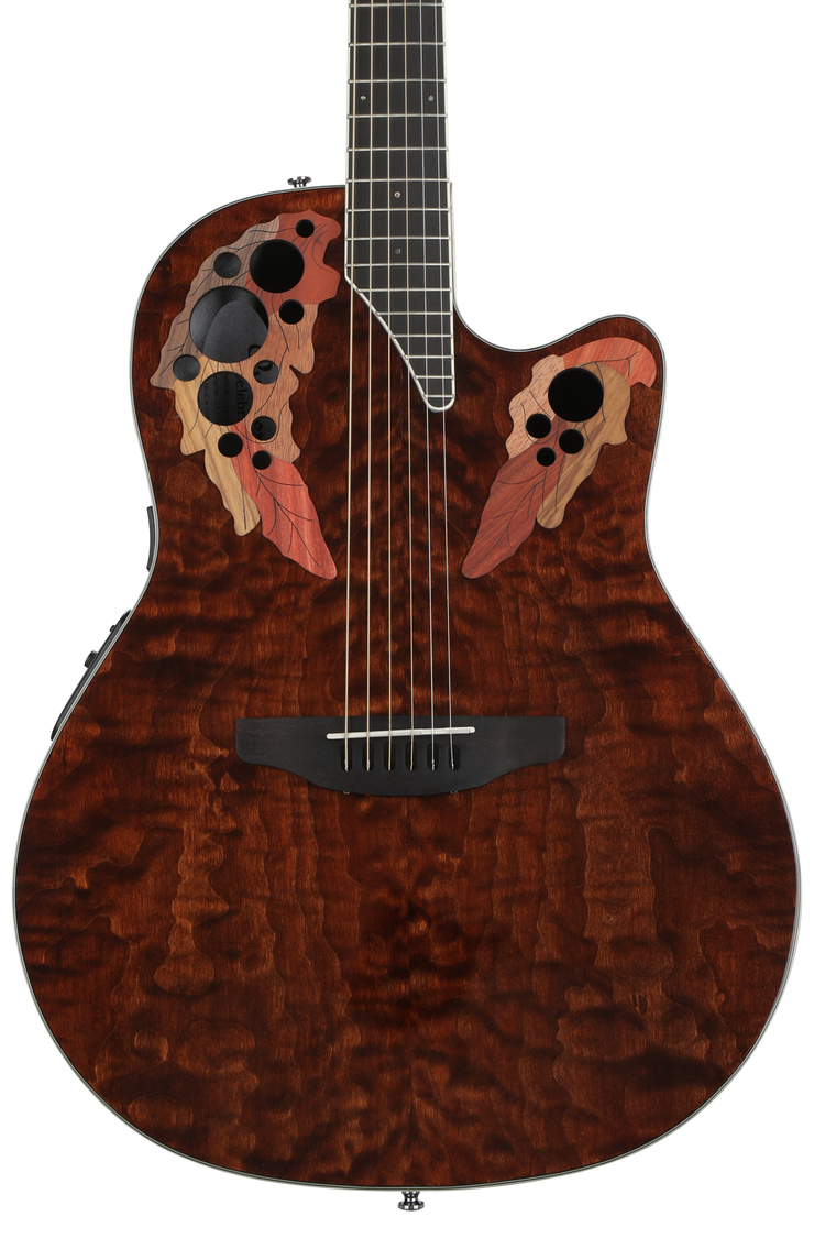 Ovation Celebrity Elite CE48P-TGE Super Shallow Acoustic-Electric